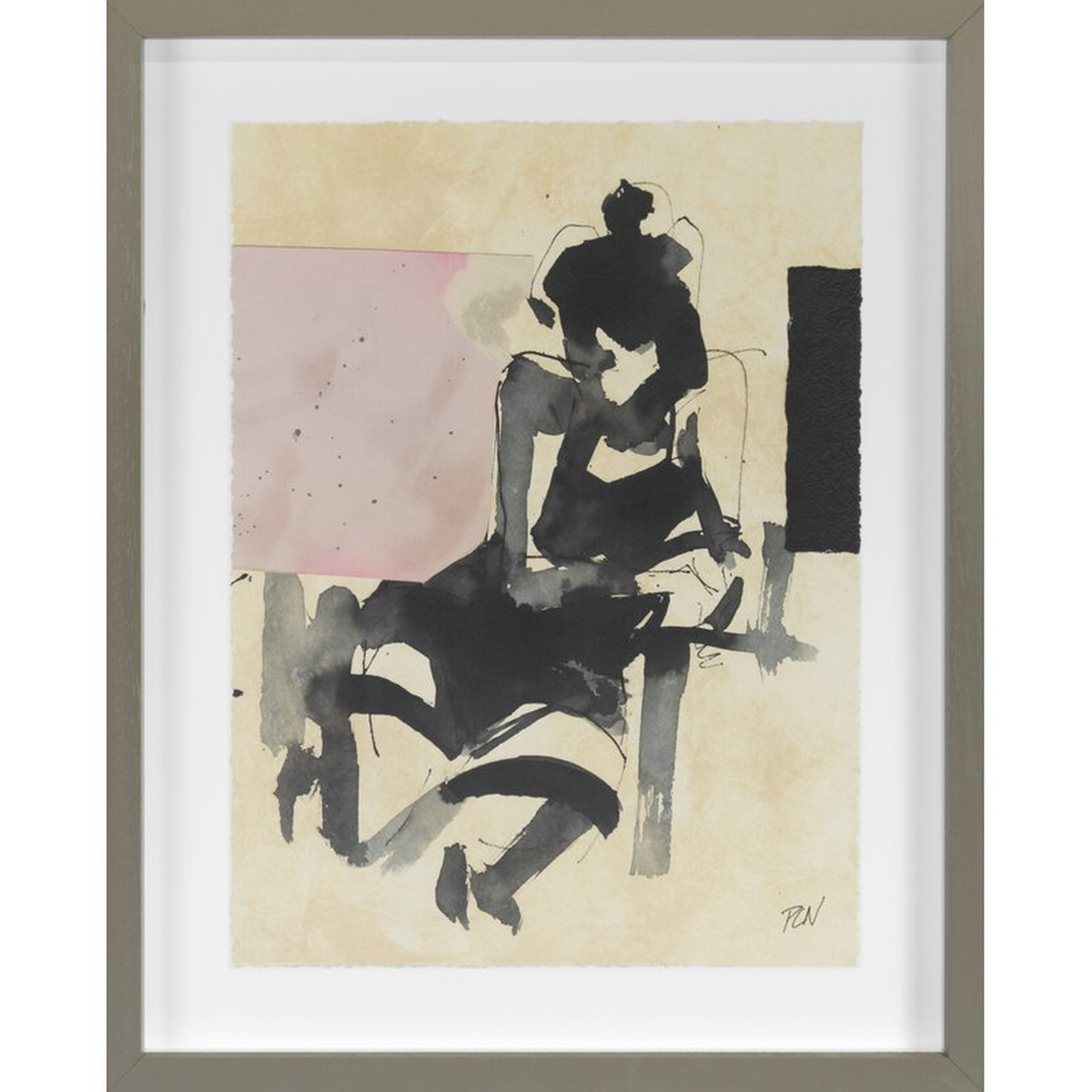 Grand Image Home 'Y-Nudes II' by PC Ngo - Picture Frame Print on Paper Size: 29" H x 23" W x 2" D - Perigold
