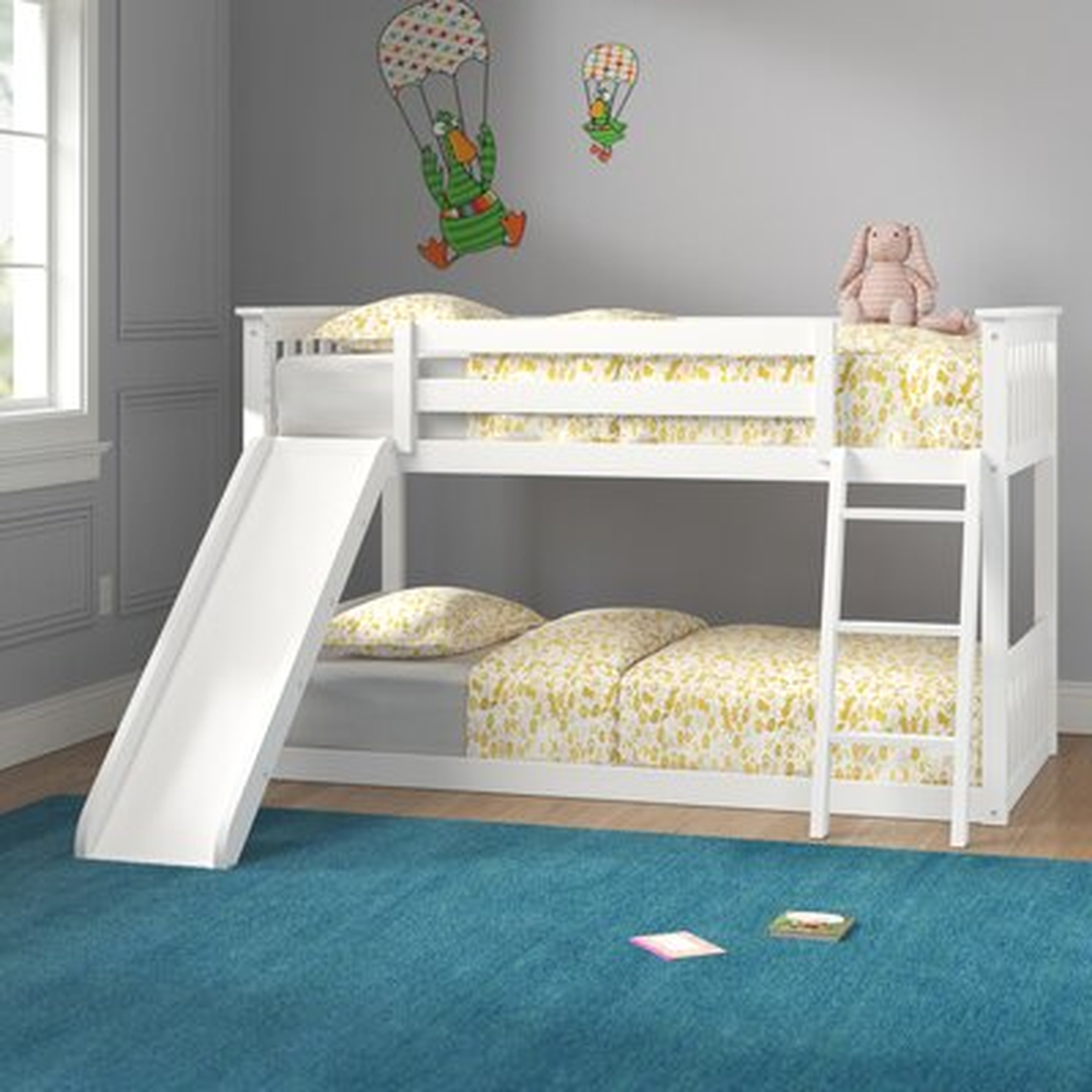Jeniffer Twin Over Twin Solid Wood Standard Bunk Bed - Wayfair