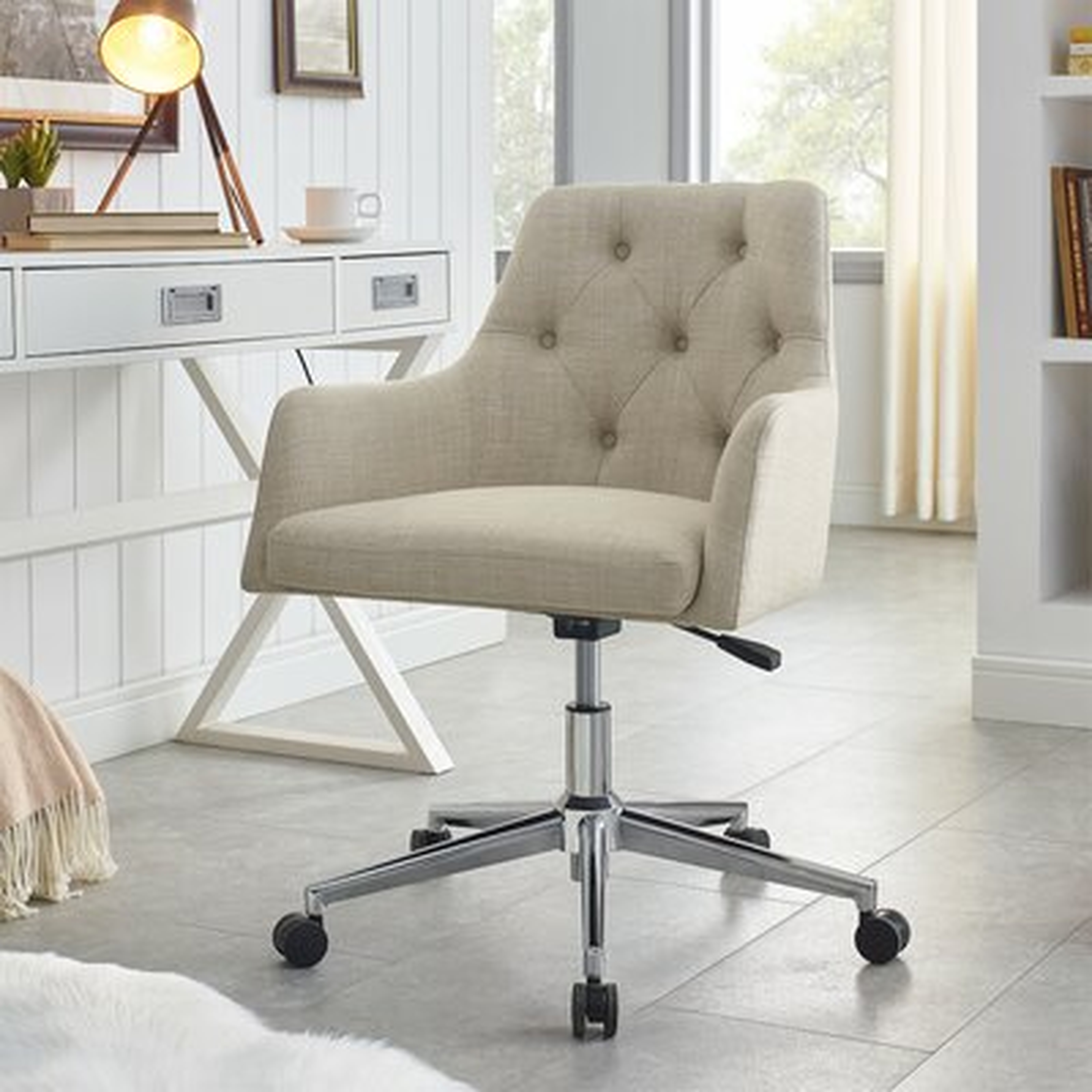 Bilger Linen Task Chair - Wayfair