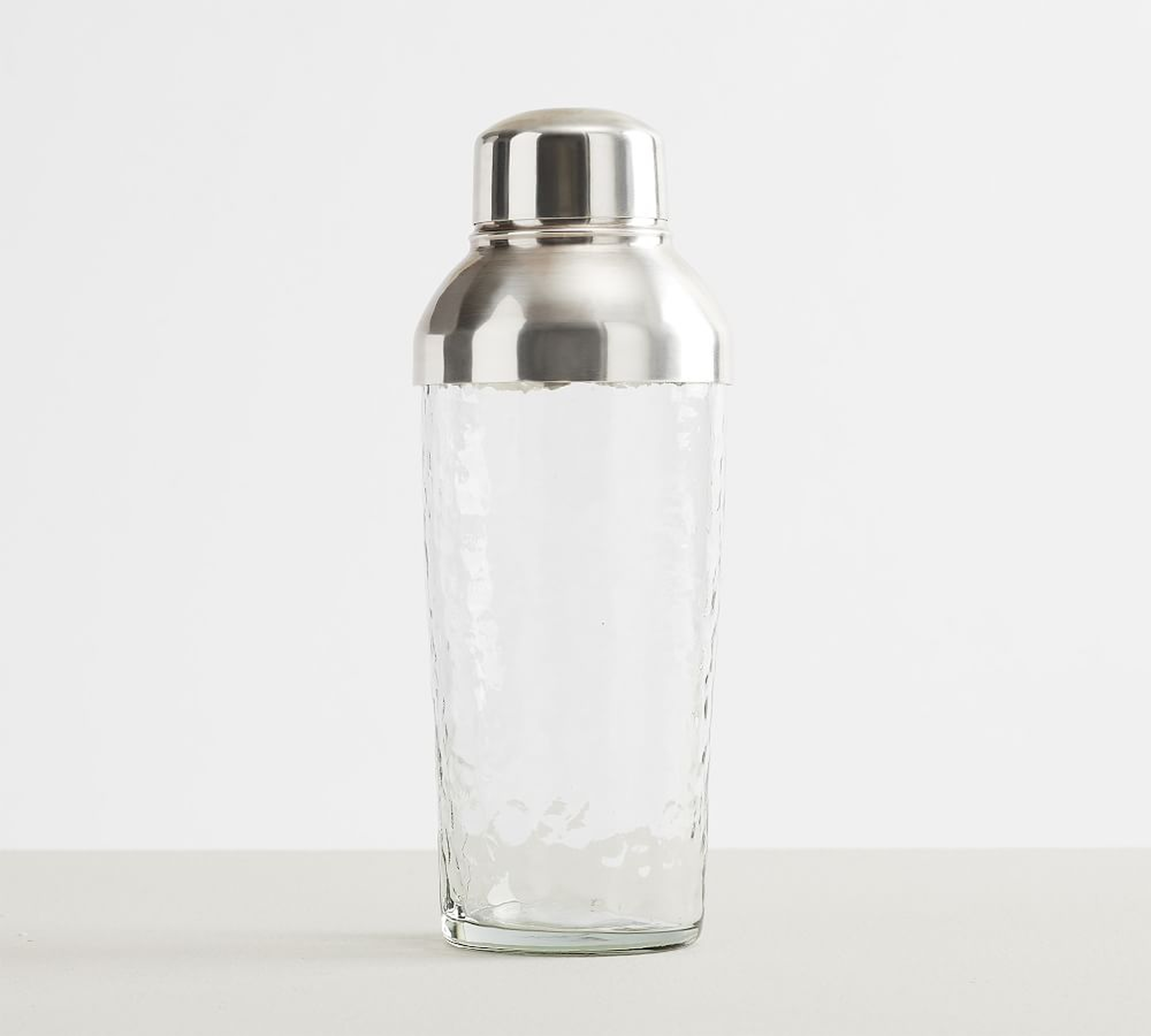 Hammered Glass Cocktail Shaker - Pottery Barn