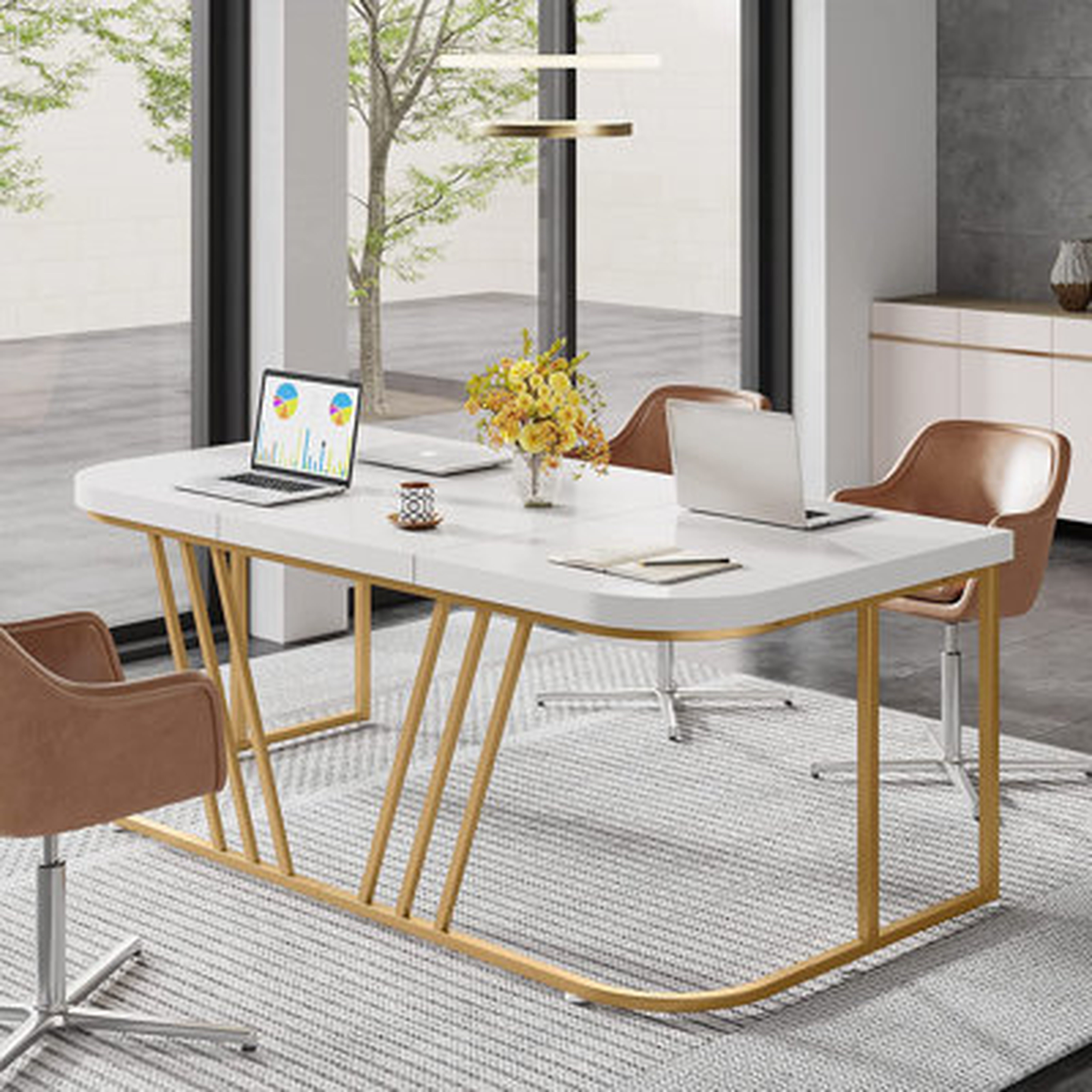 Kristos Executive desk - Wayfair