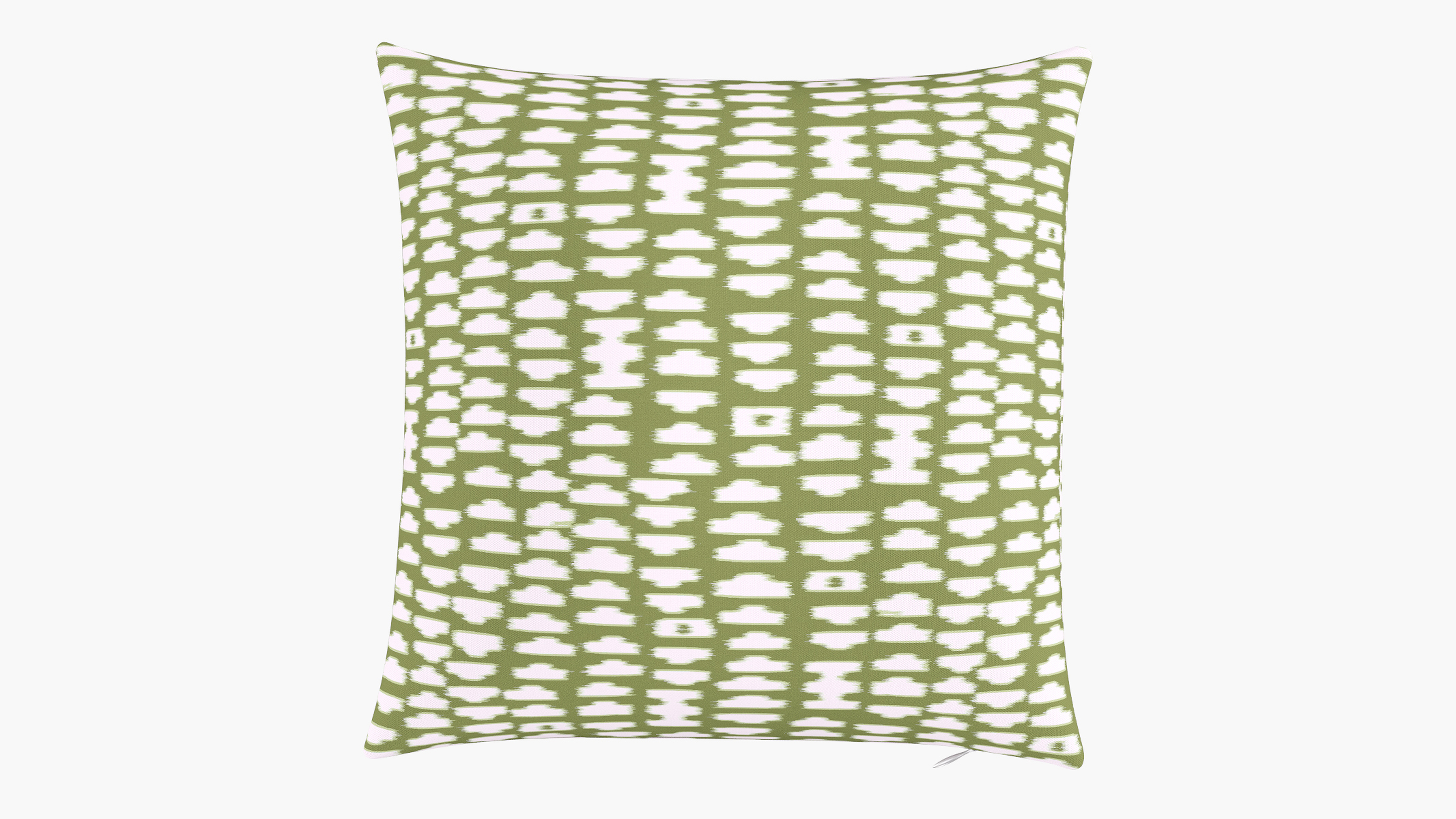 Throw Pillow 18", Olive Odalisque, 18" x 18" - The Inside