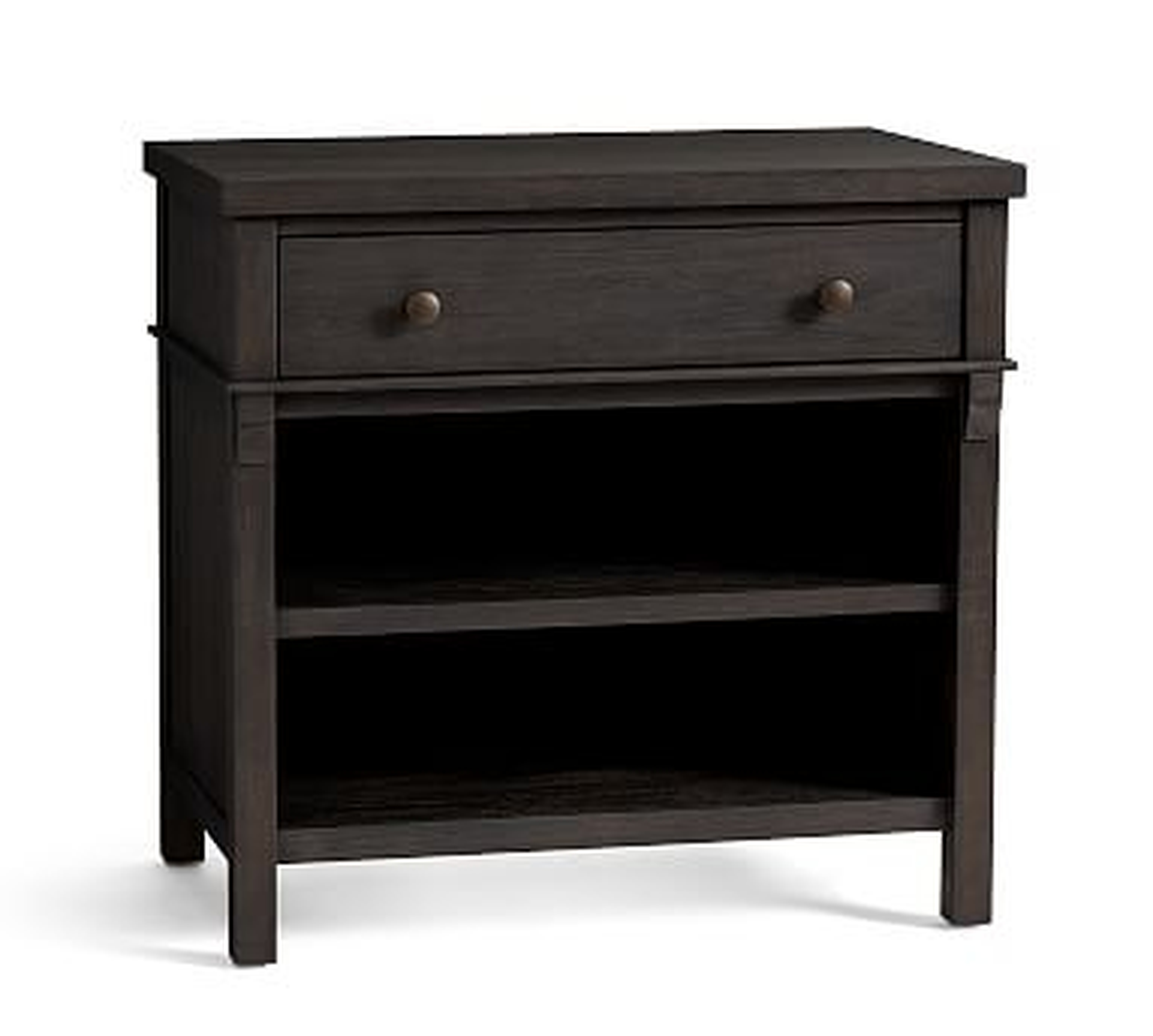 Toulouse 29" Nightstand, Charcoal - Pottery Barn