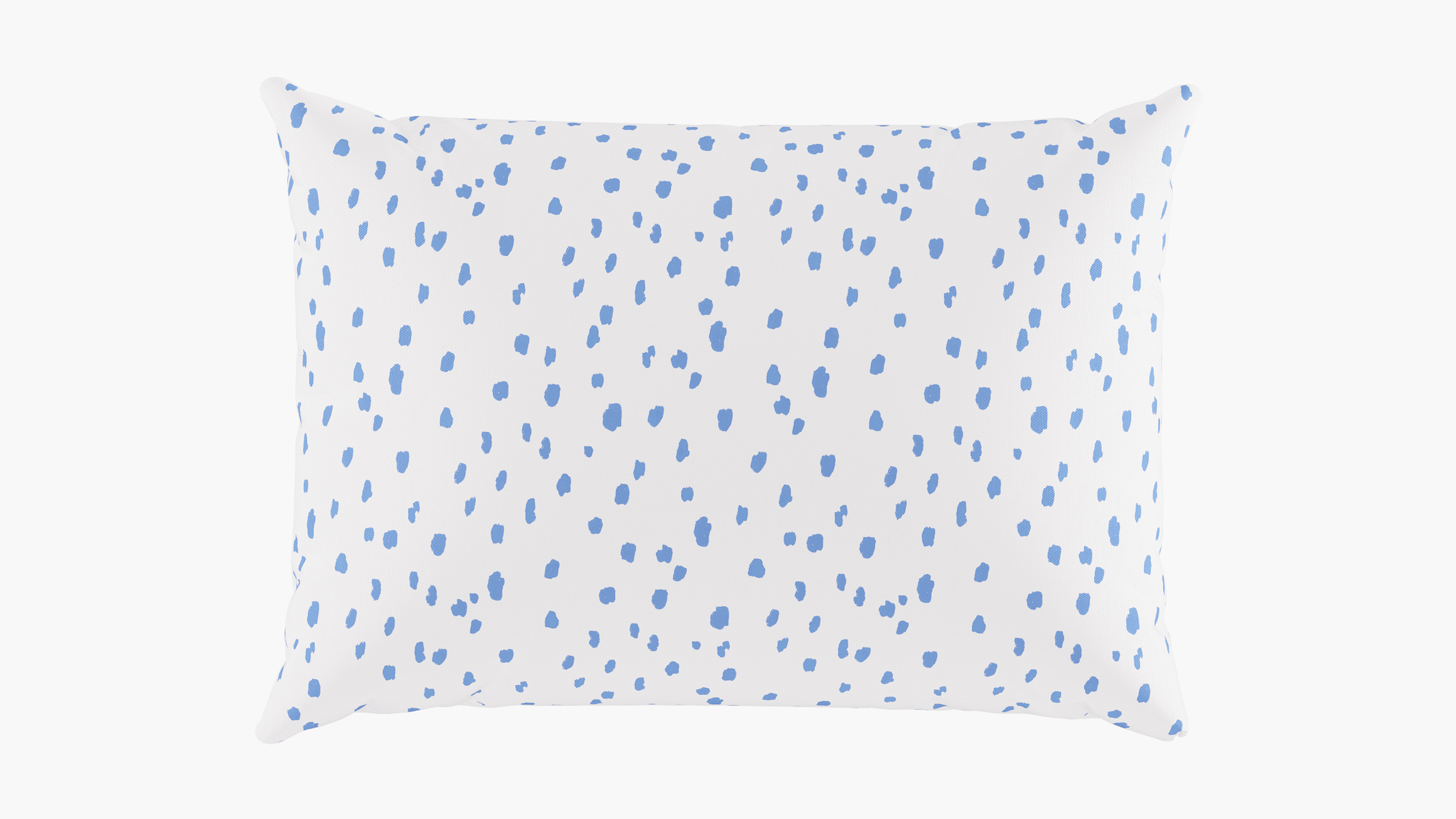 Outdoor Lumbar Pillow | Blue Dalmatian - The Inside