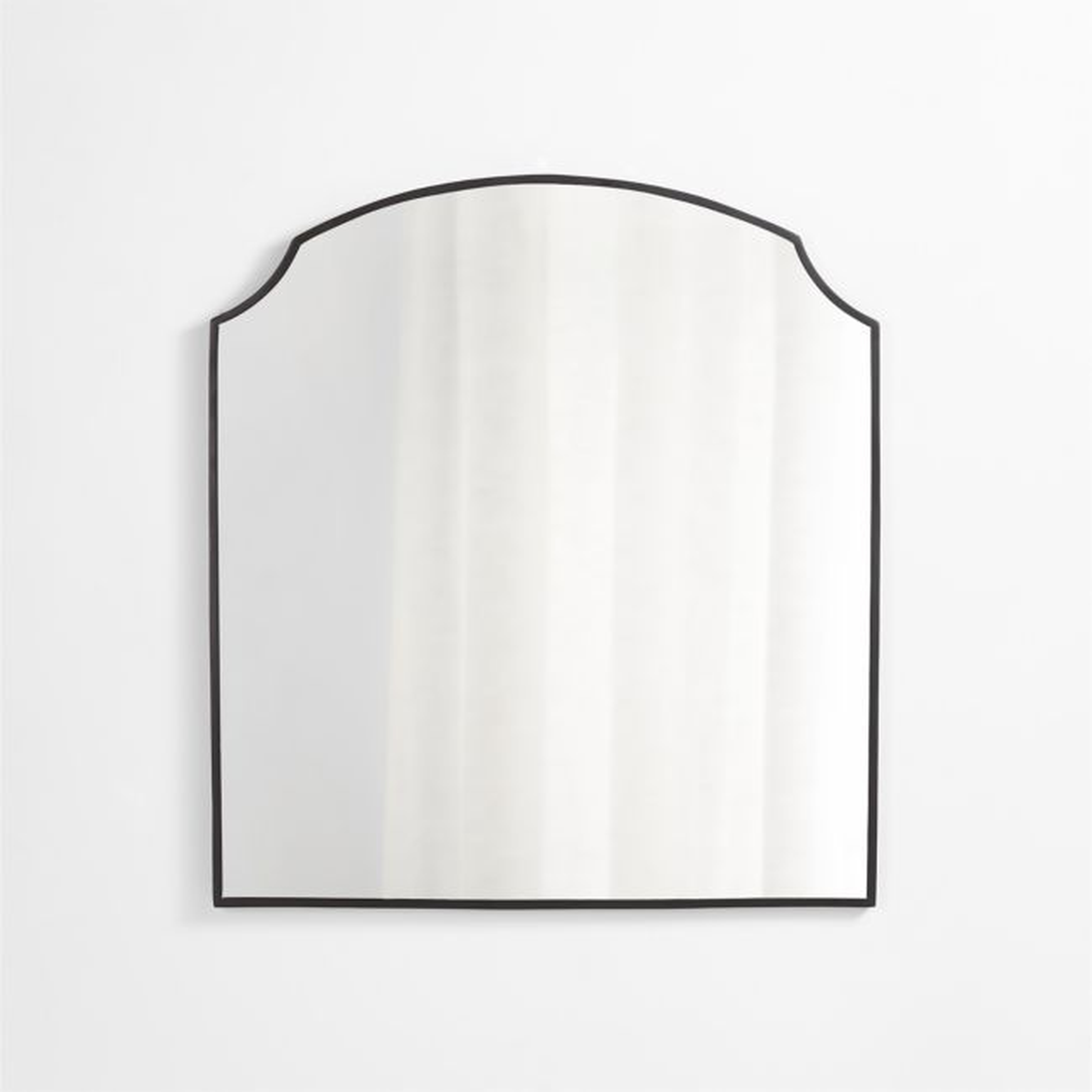 Emmy Black Wall Mirror - Crate and Barrel