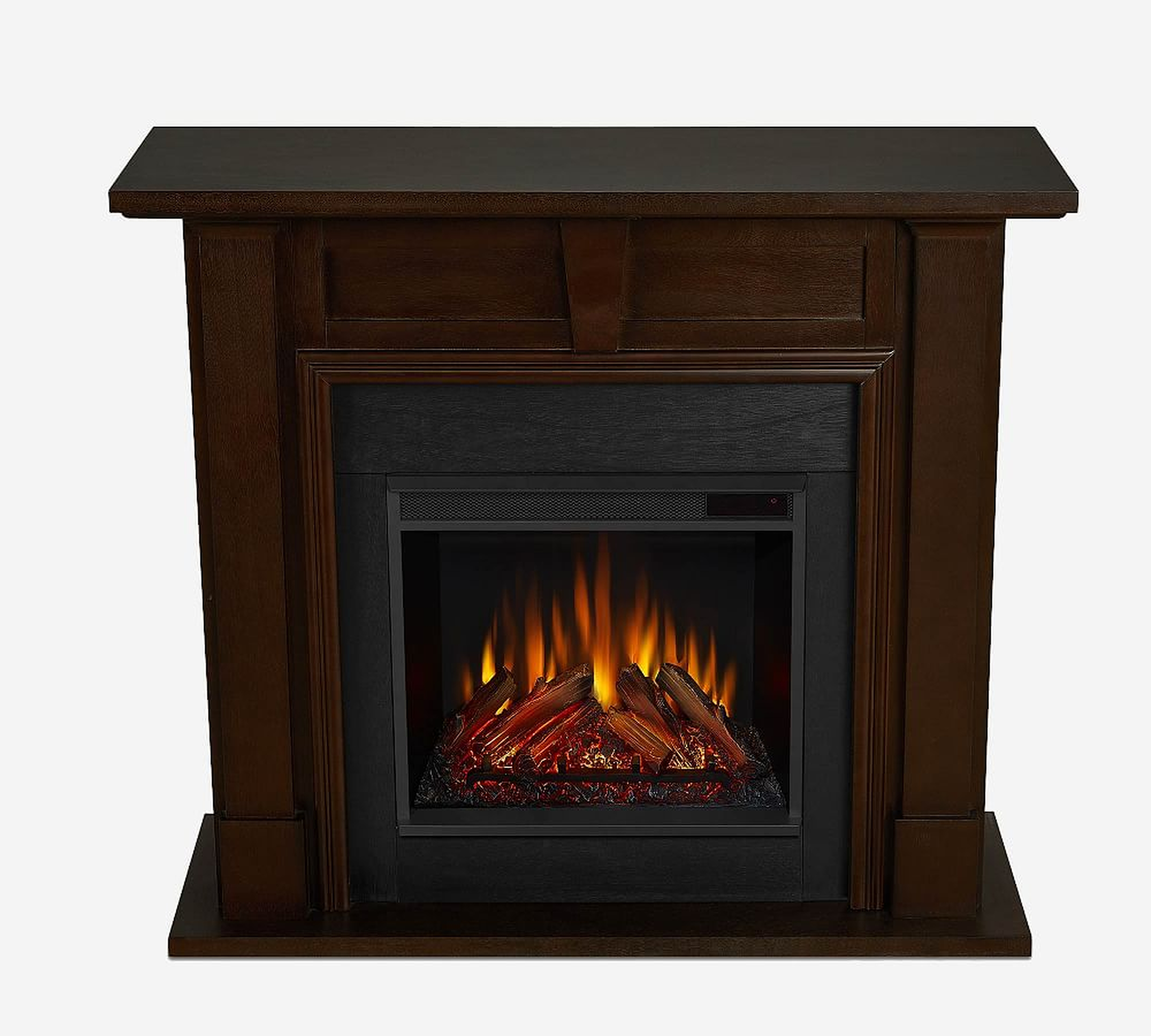Real Flame 50" Granby Electric Fireplace, Dark Walnut - Pottery Barn