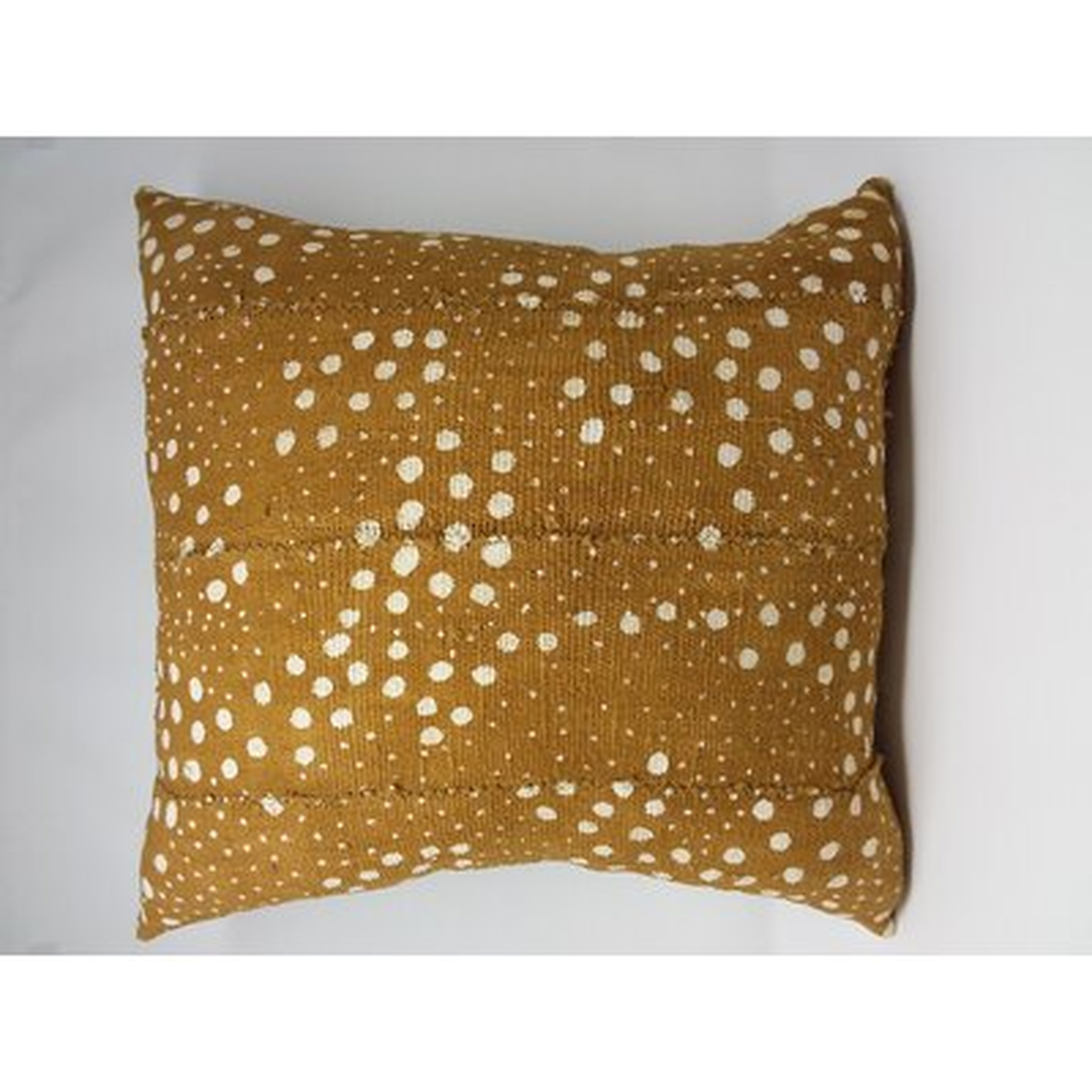 Mustard Mudcloth Pillow - Wayfair