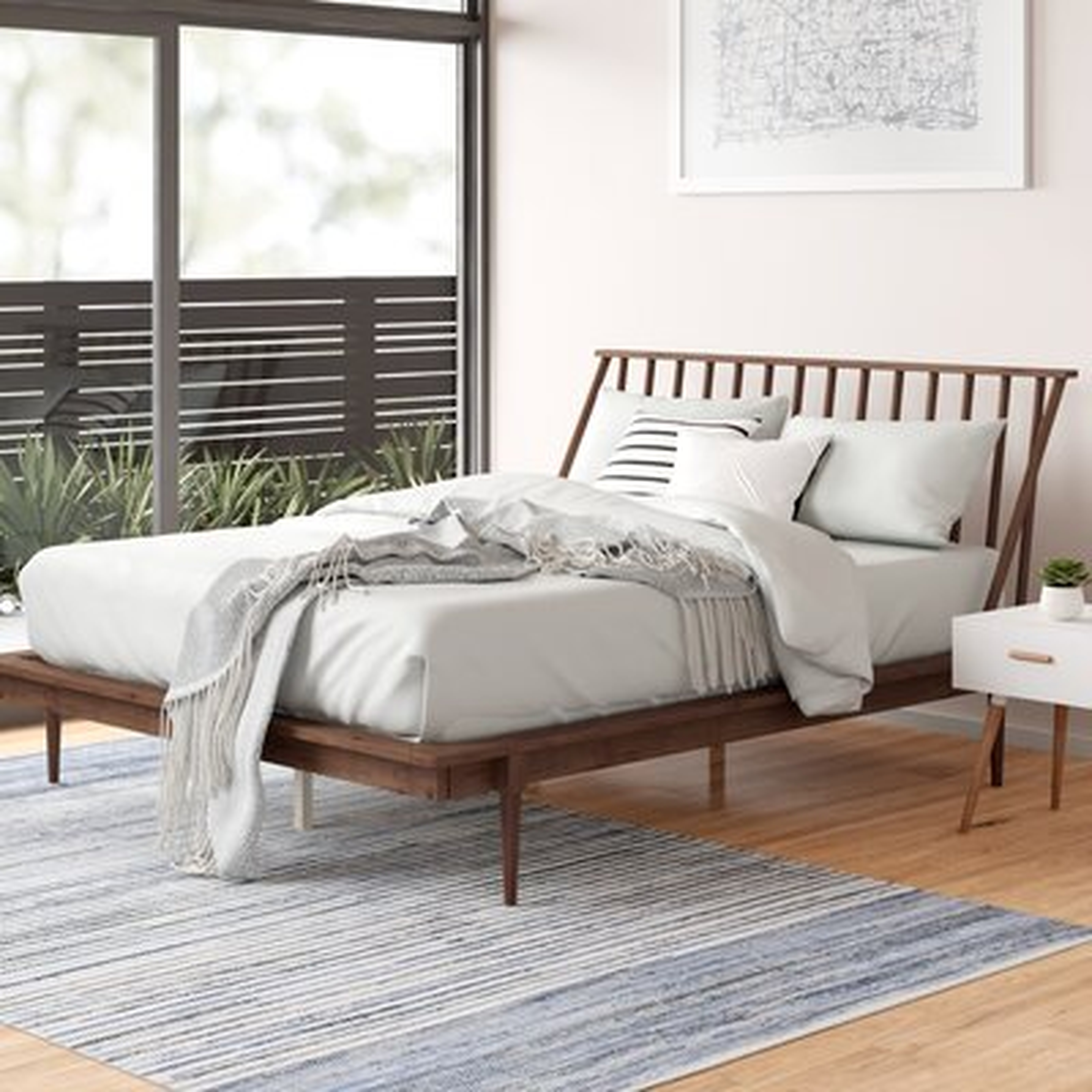 Dorinda Solid Wood Bed -Queen - AllModern