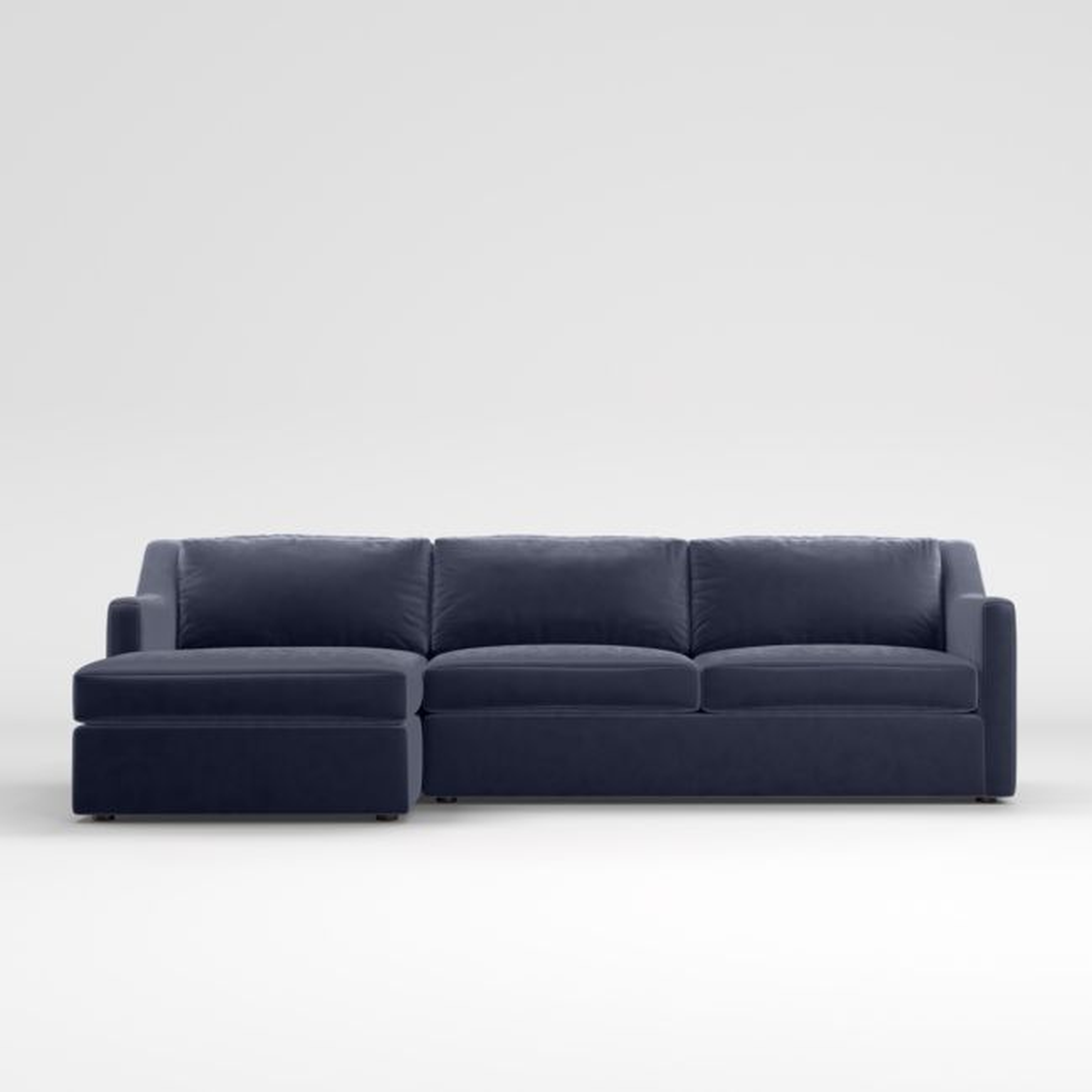 Notch 2-Piece Sectional Sofa - Crate and Barrel