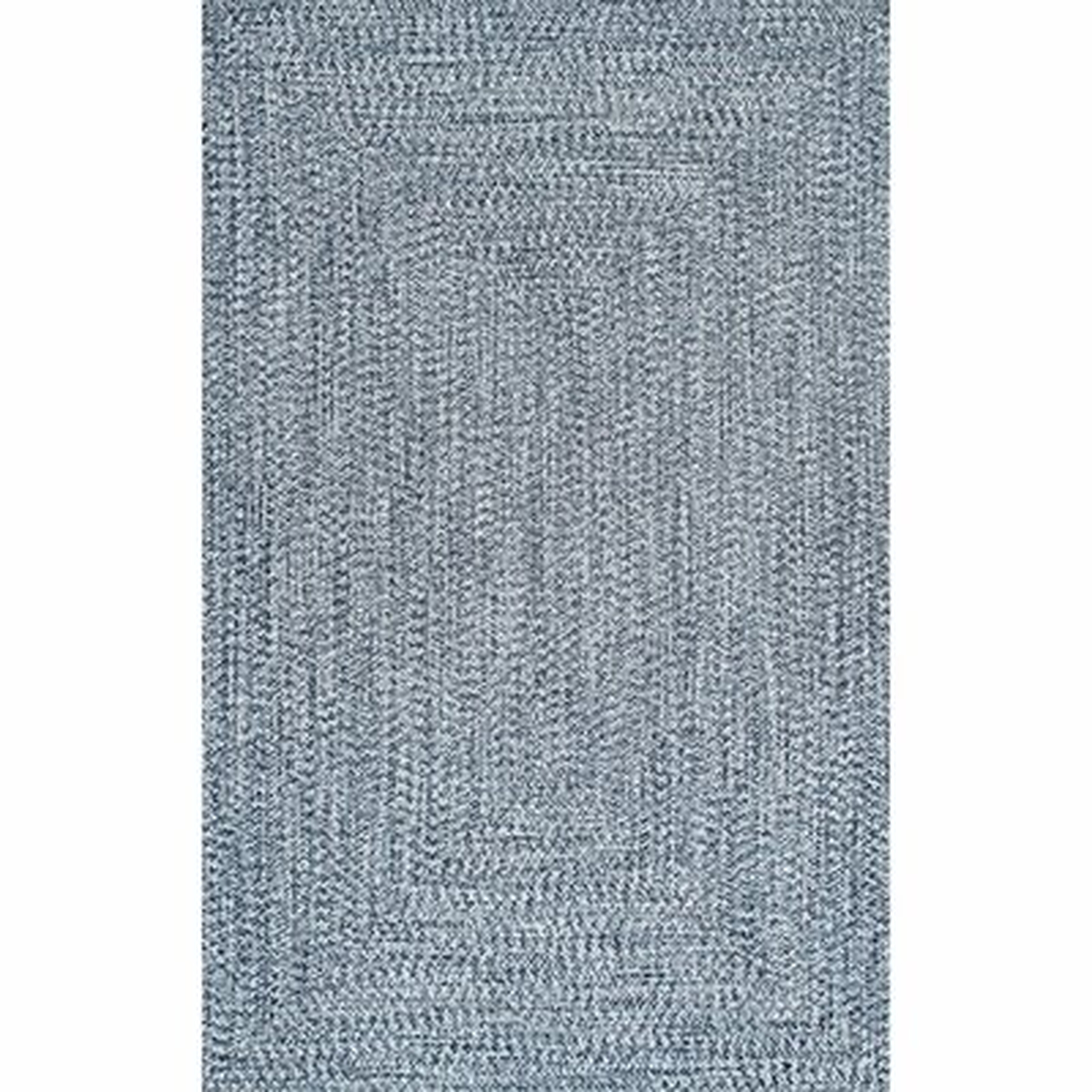 Killebrew Hand Braided Blue Indoor/Outdoor Area Rug, 6' x 9' - Wayfair