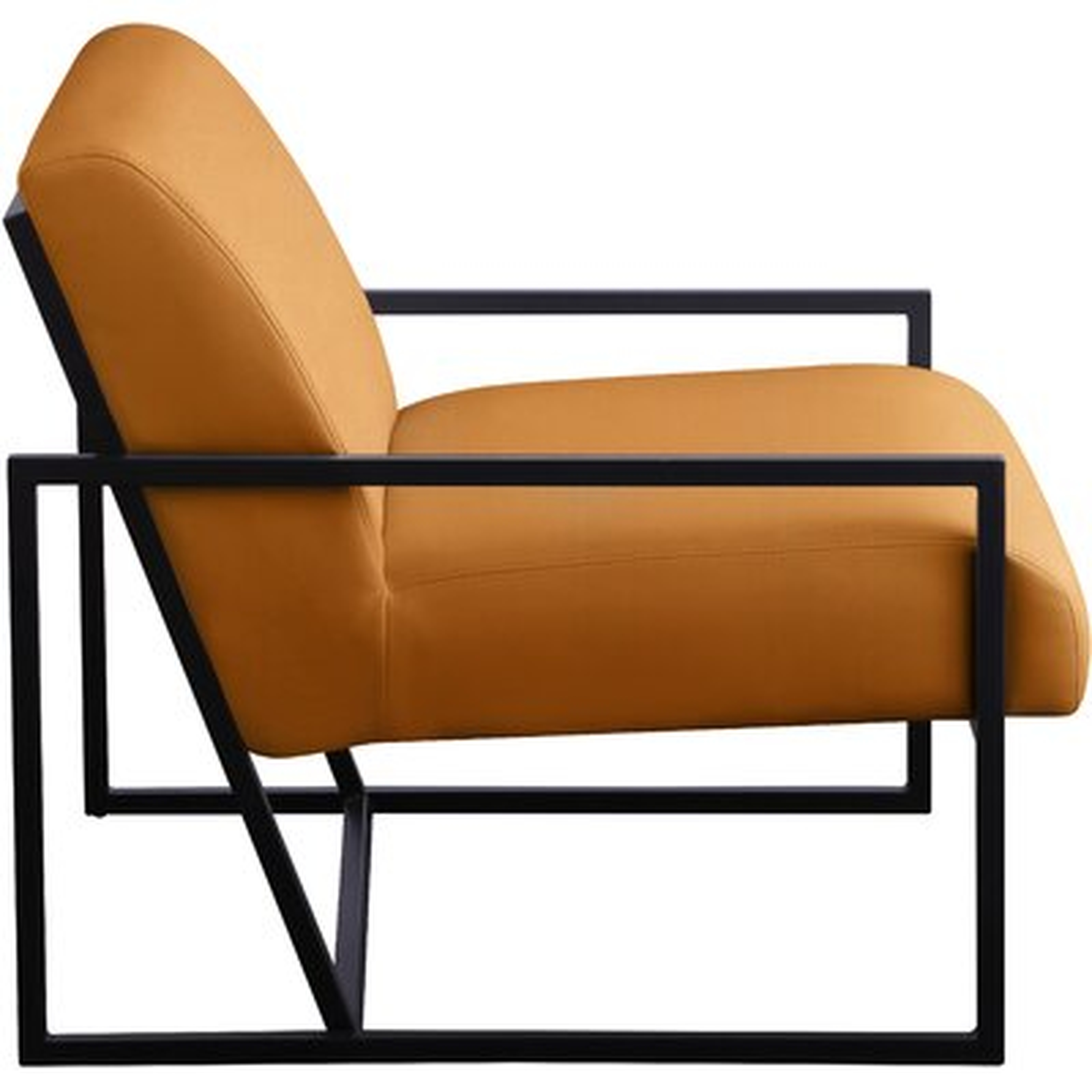 535_Industry Faux Leather Accent Chair - Wayfair