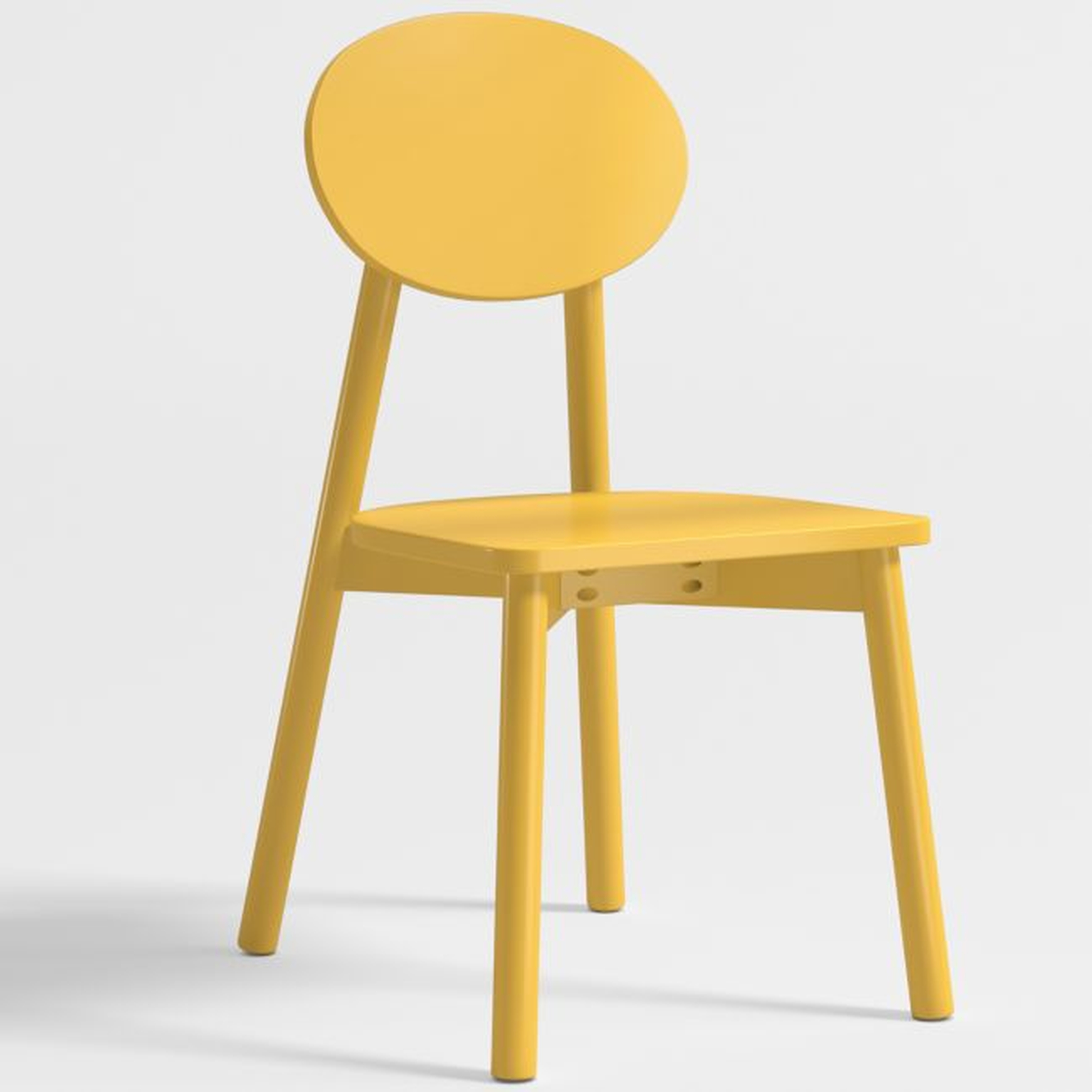 Kelsey Ochre Play Chair - Crate and Barrel