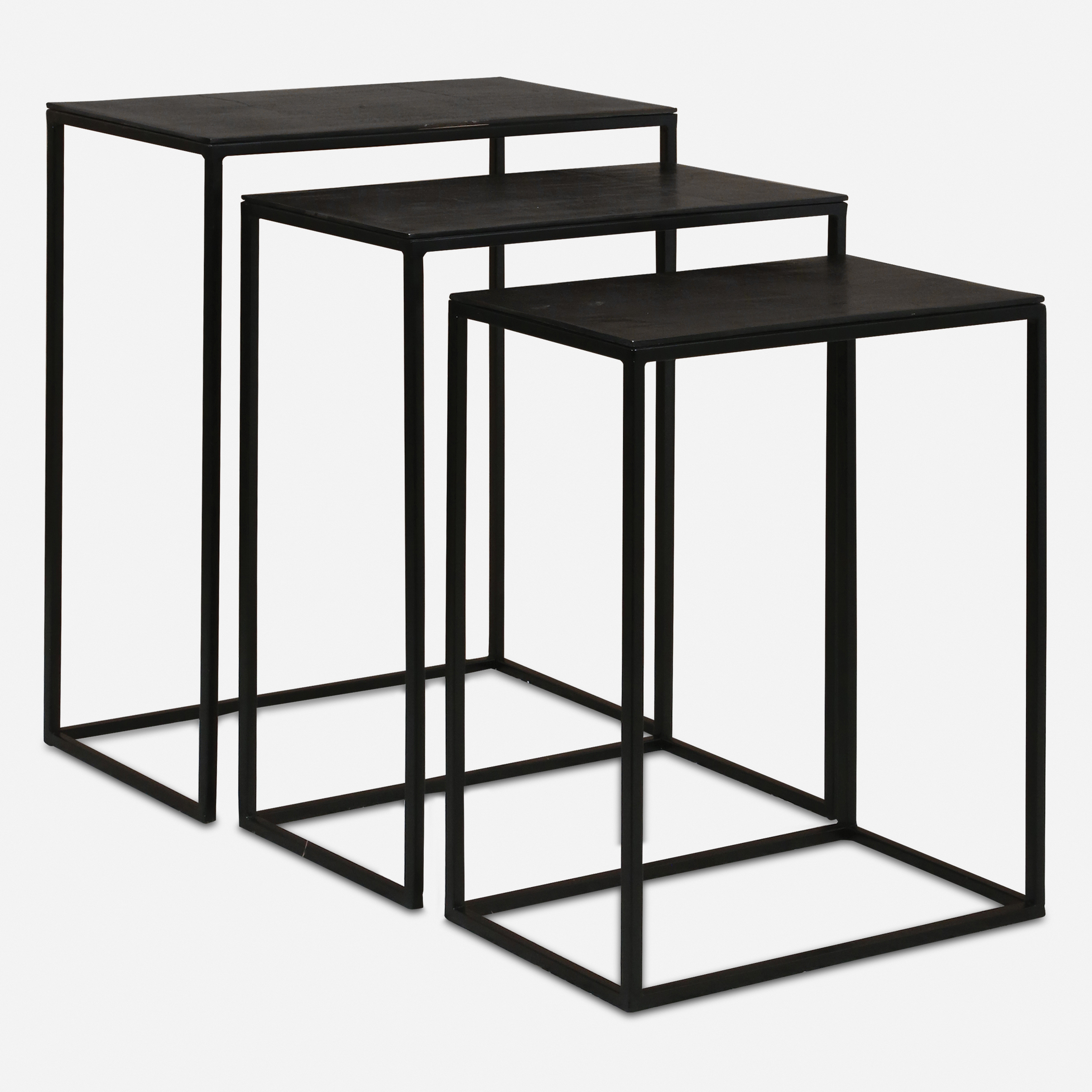 Coreene Iron Nesting Tables S/3 - Uttermost