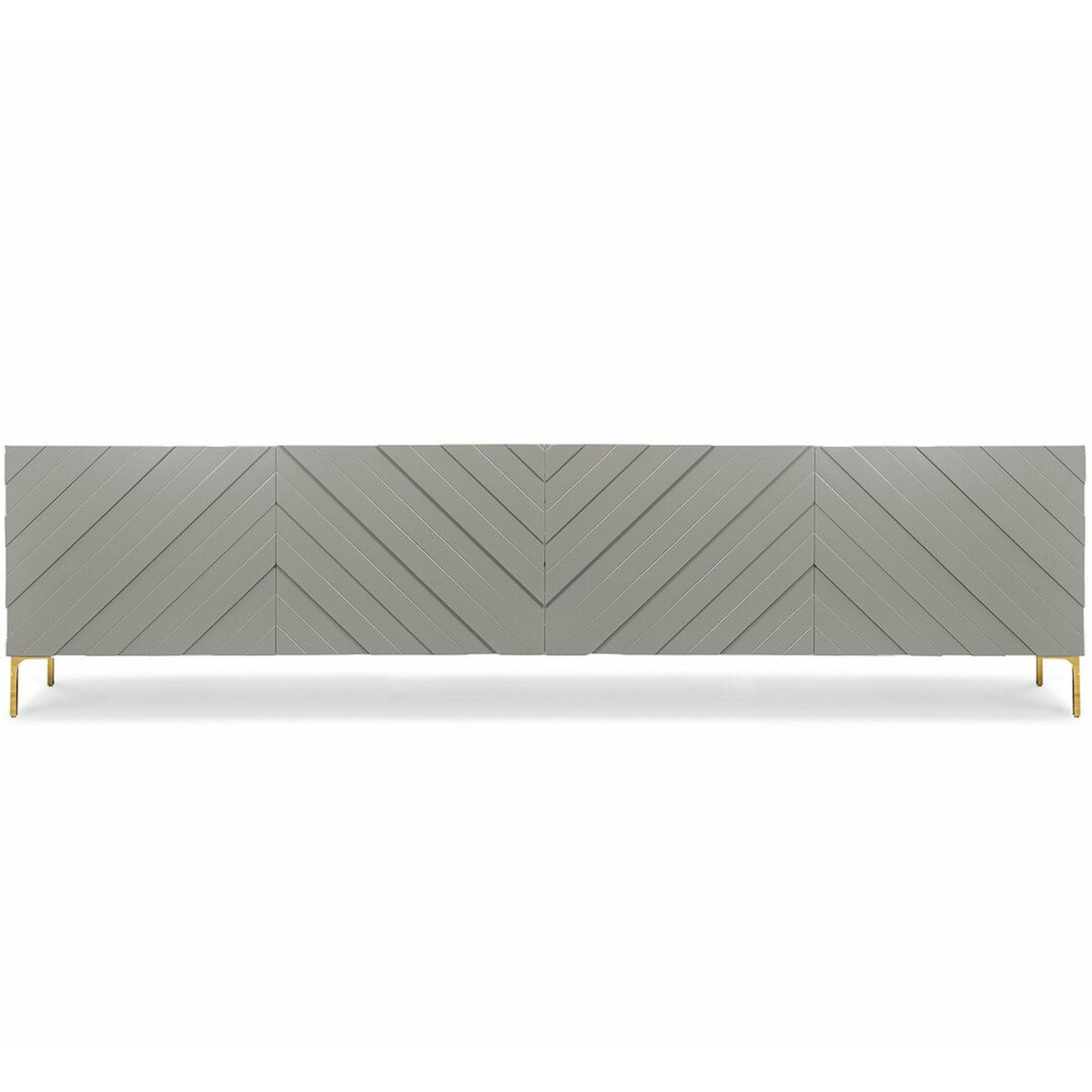 "ModShop Chevron 96"" Wide Credenza" - Perigold