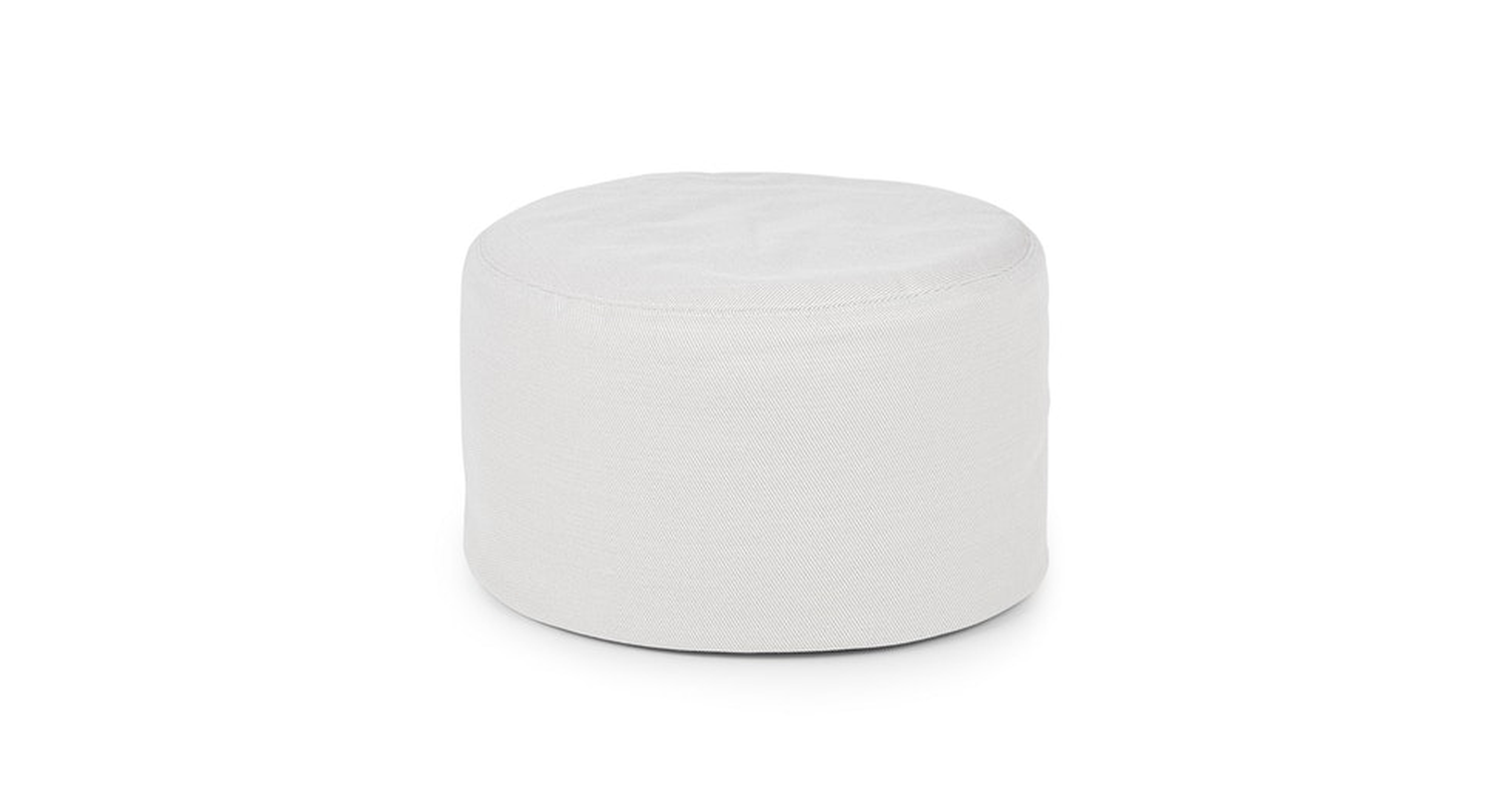 Olara 25" Indoor/Outdoor Pouf - Whisper Gray - Article