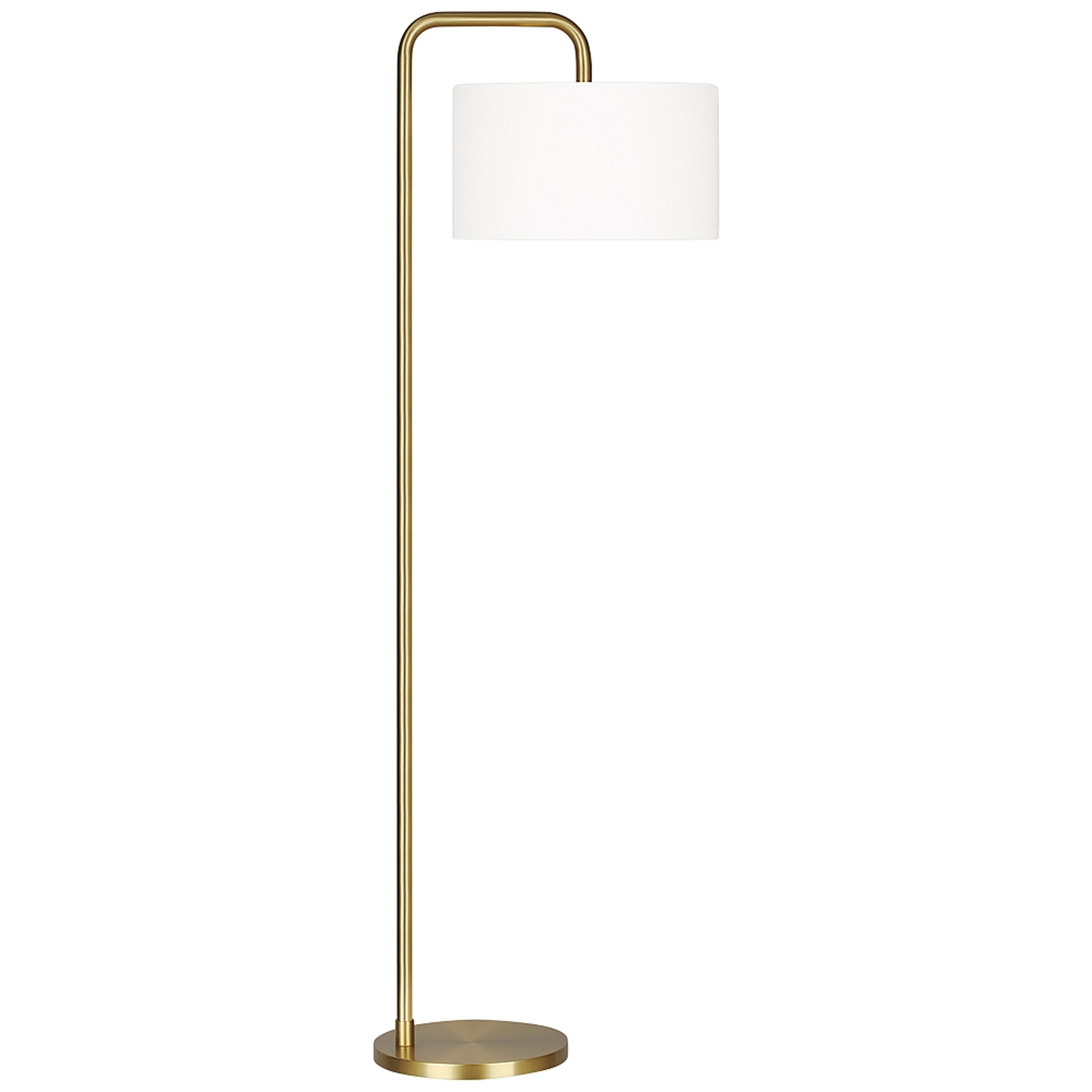 Dean Burnished Brass LED Floor Lamp - Style # 97E94 - Lamps Plus