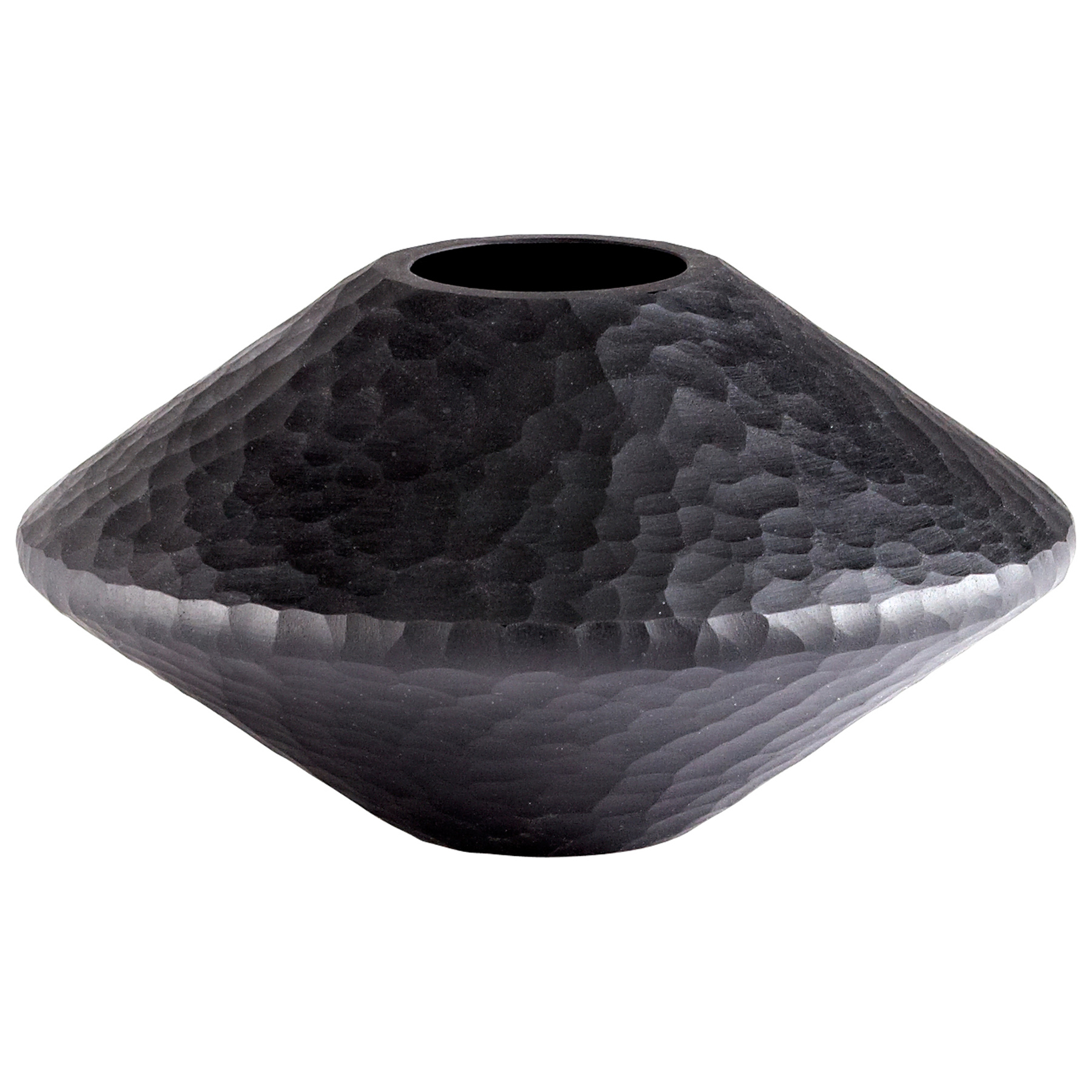 Lava Vase, Round - Onyx Rowe