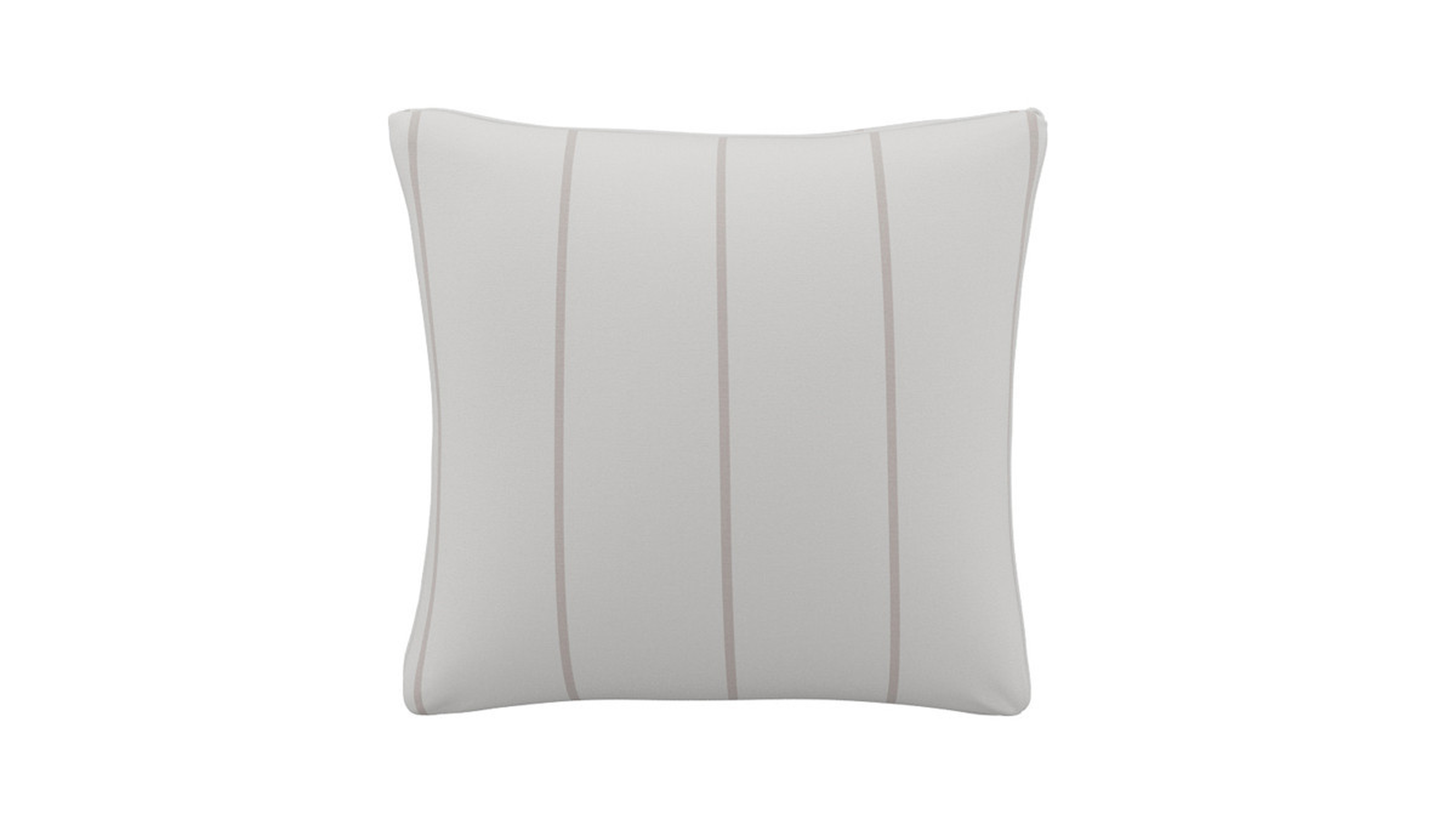 Throw Pillow | Stripe In Grey - The Inside