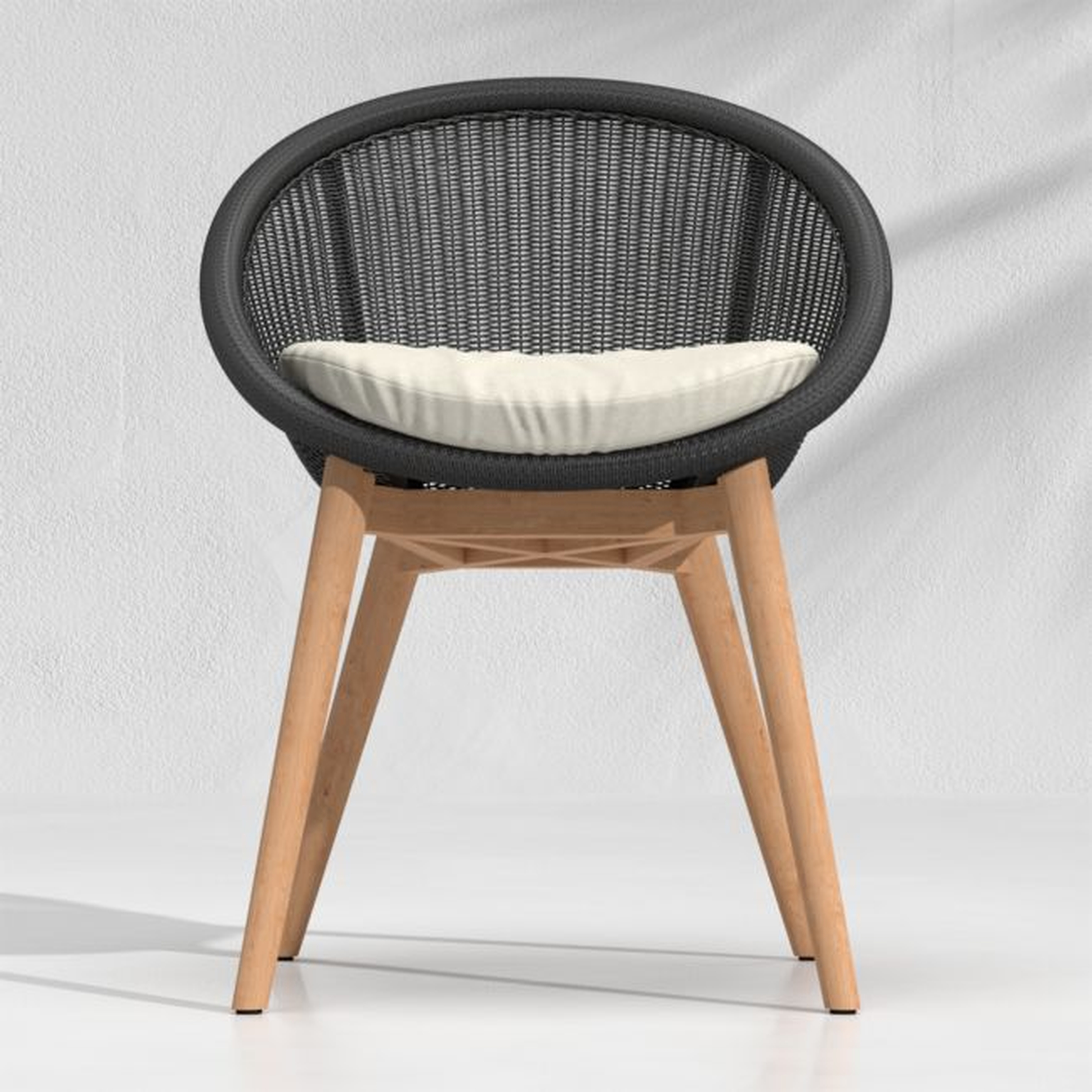 Loon Black Outdoor Dining Chair - Crate and Barrel