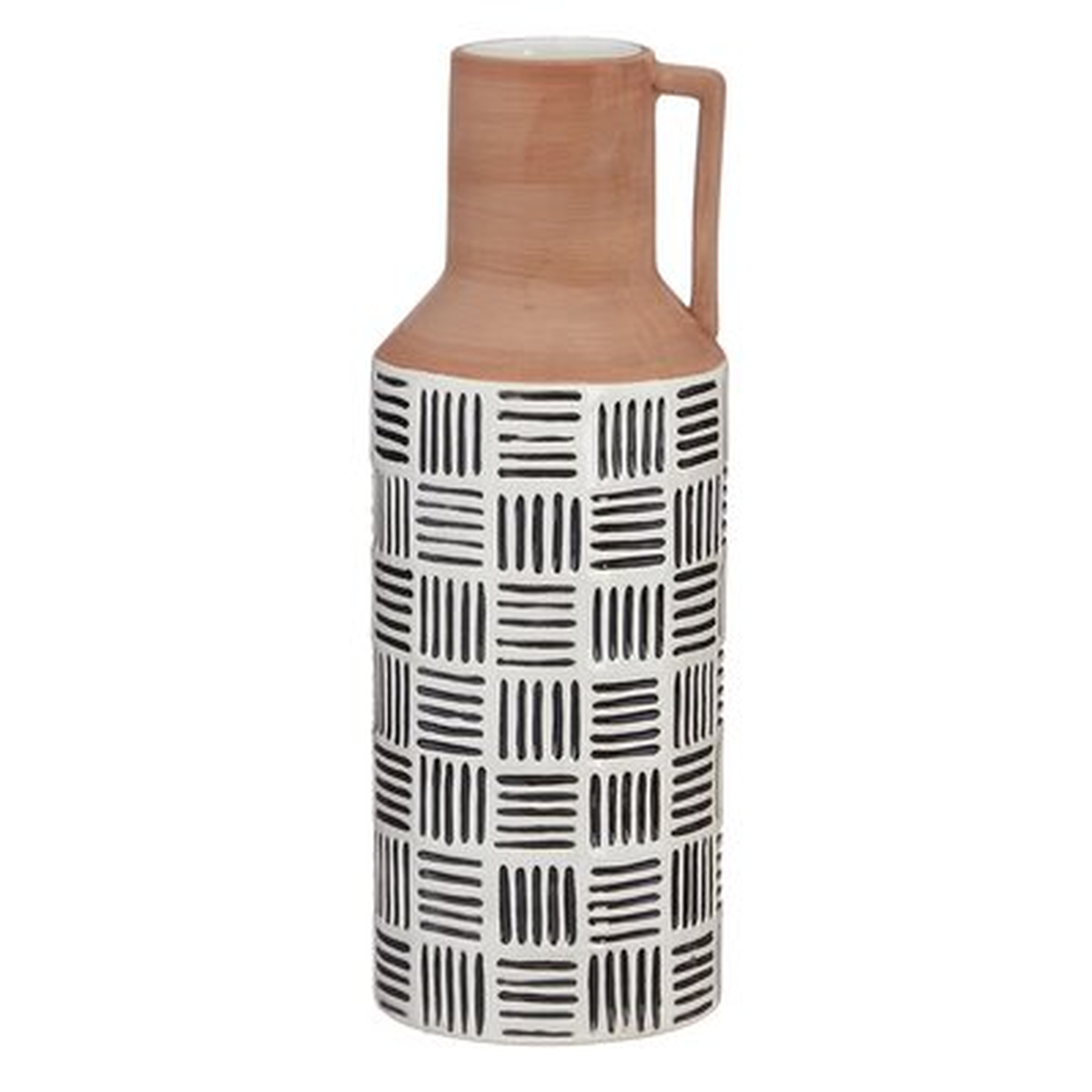 Steinmar Patterned Jug Table Vase - Wayfair
