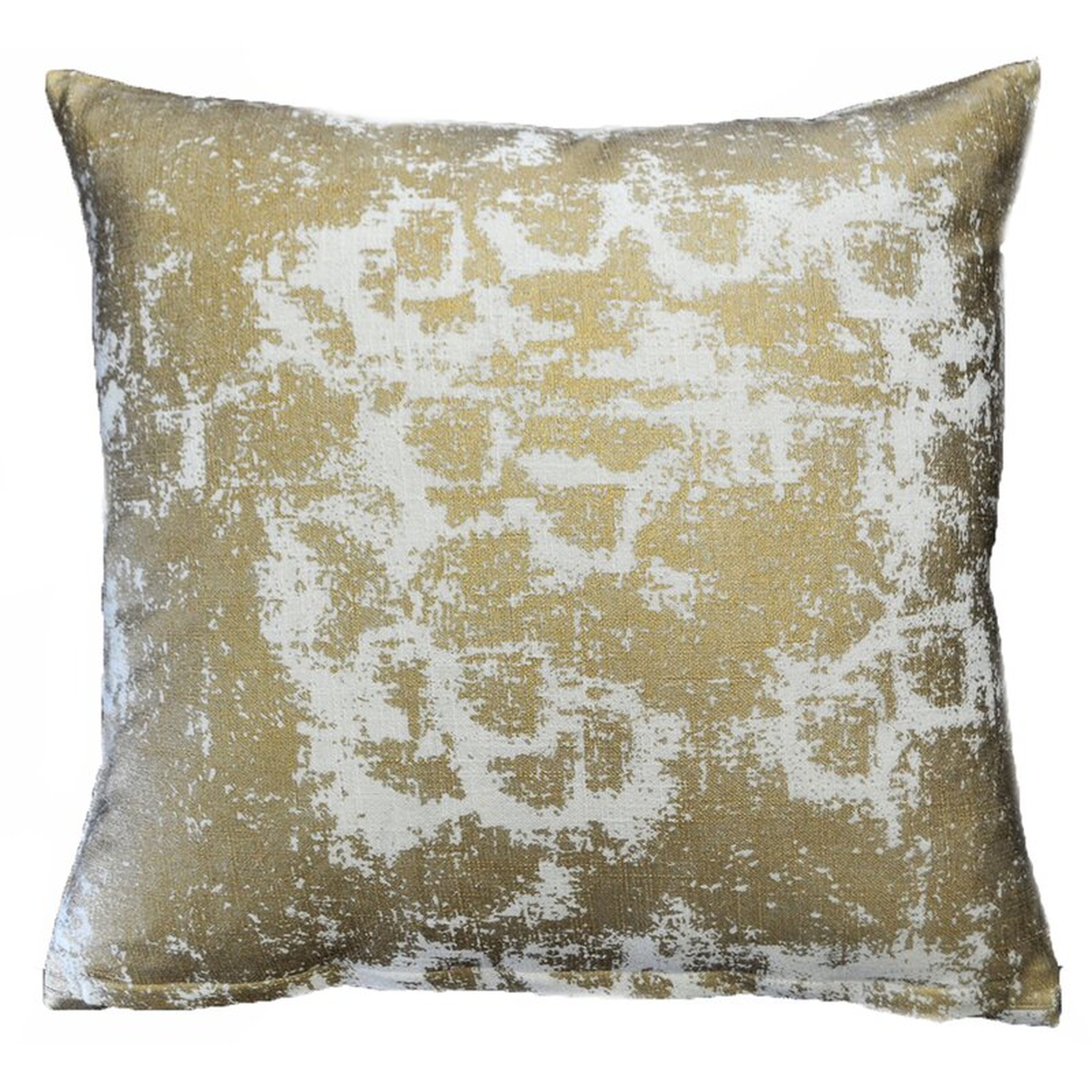 Emdee Cotton Throw Pillow Color: Gold - Perigold