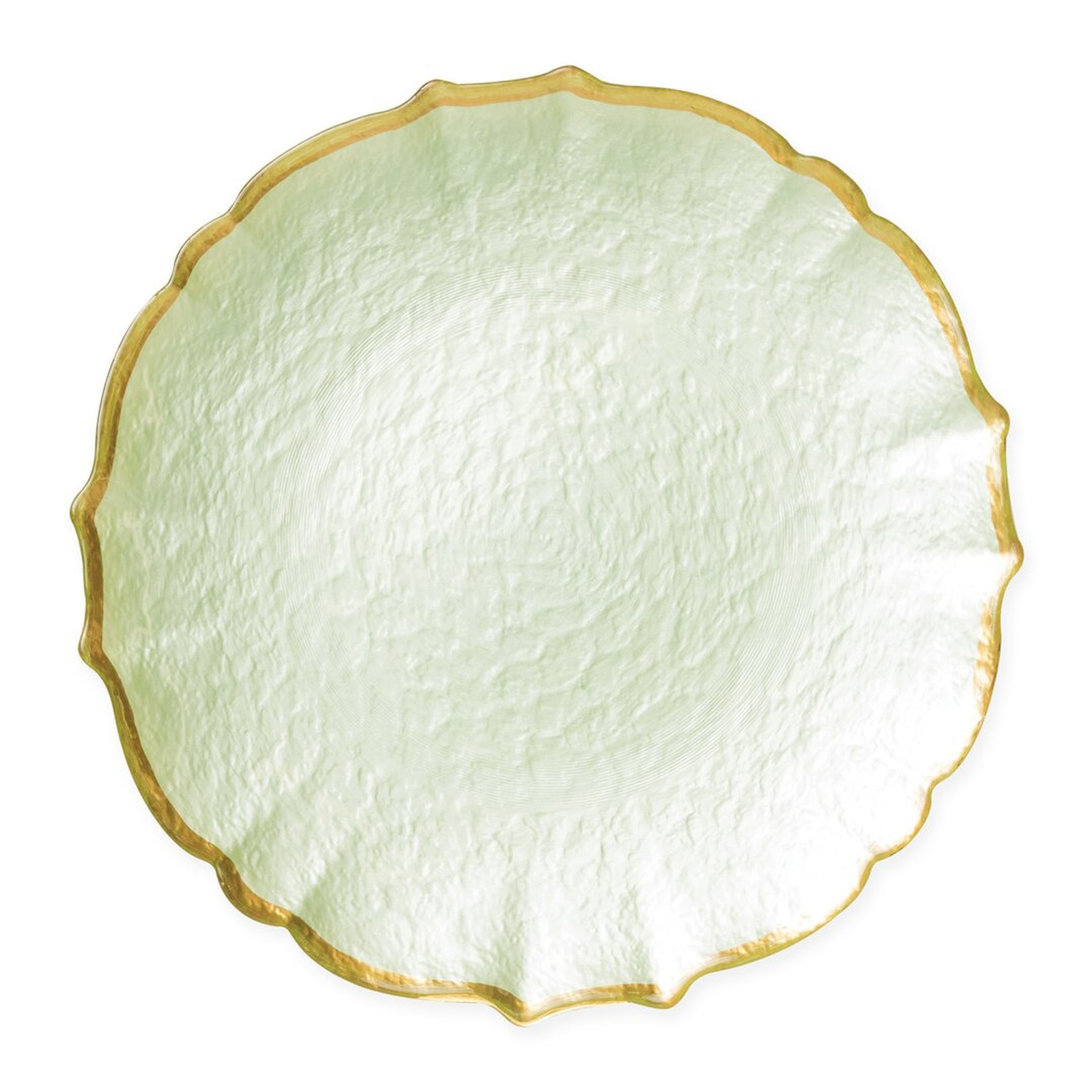Viva by Vietri Baroque Glass Service Plate/Charger - Perigold