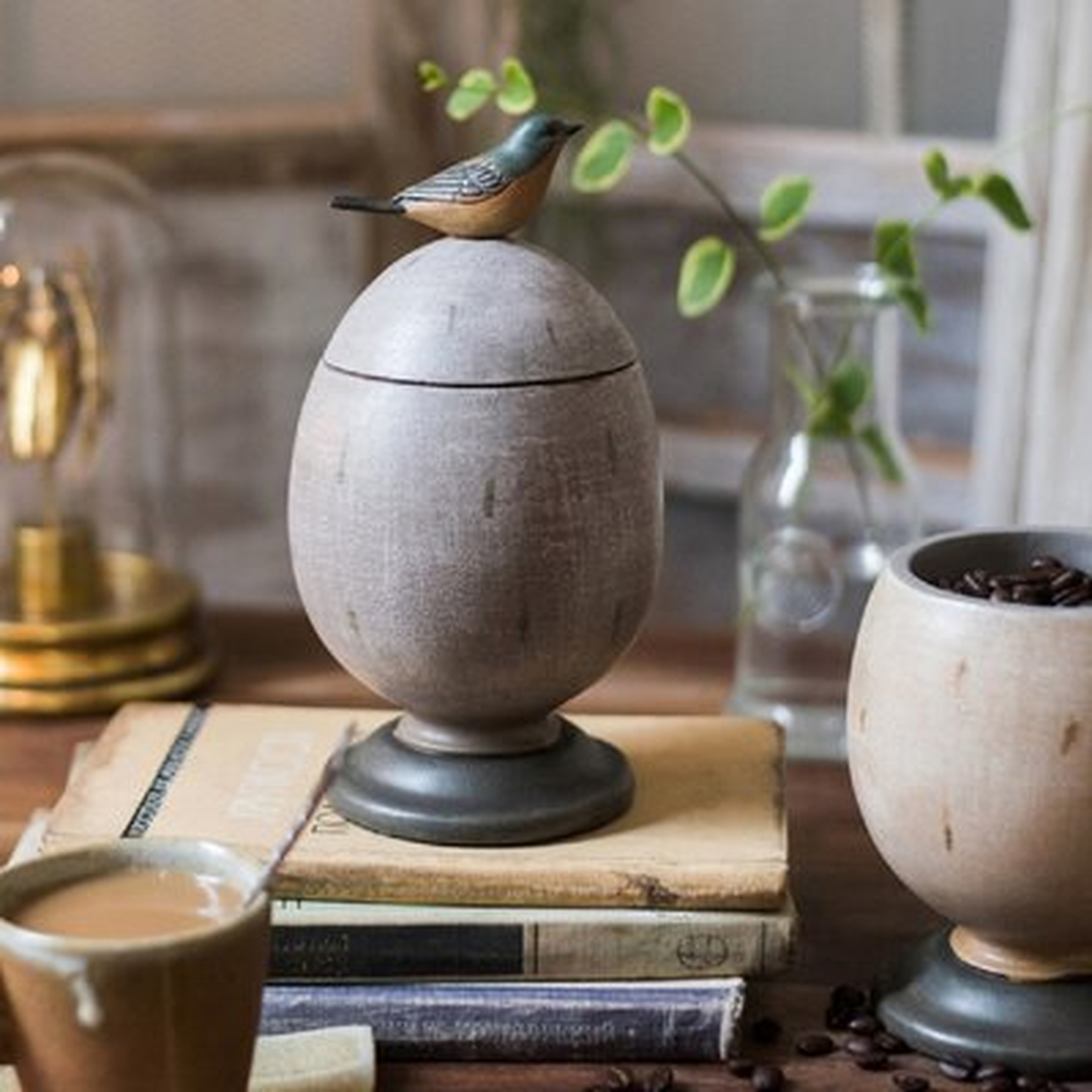 Stellan Decorative Bird Jar - Wayfair