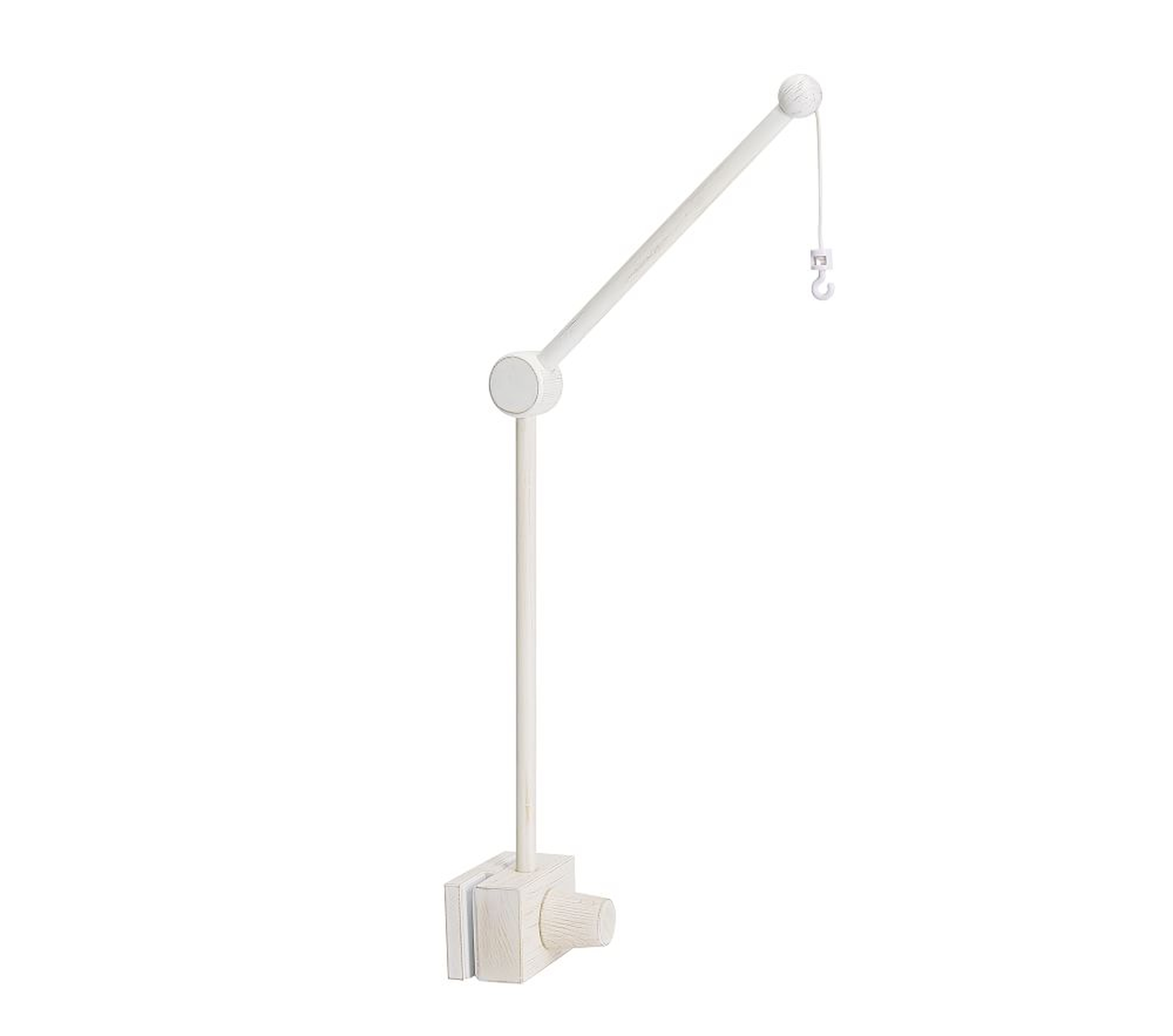 Wooden Mobile Arm, Weathered White - Pottery Barn Kids