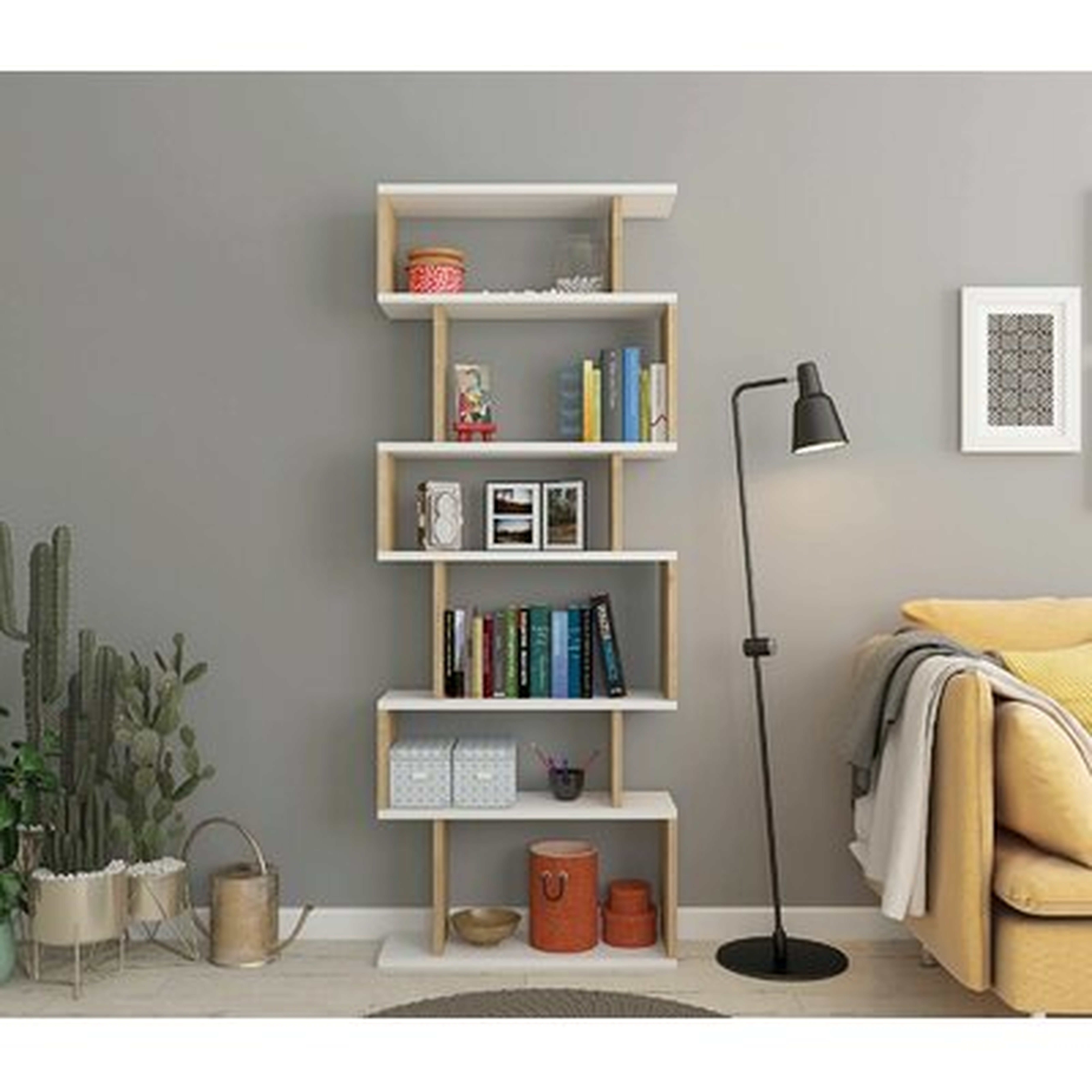Adamczak Geometric Bookcase - Wayfair