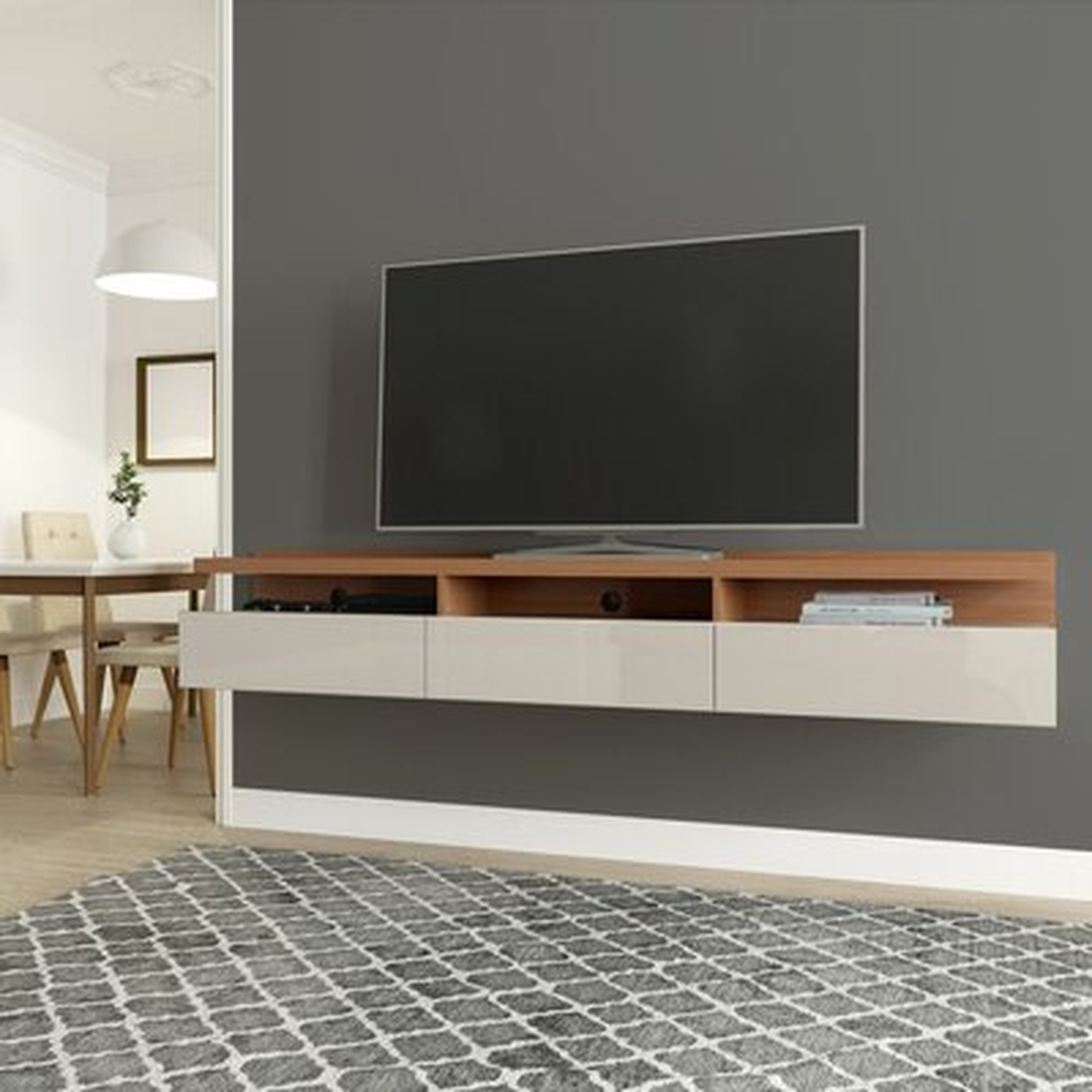 Julius Floating TV Stand for TVs up to 75" - Wayfair