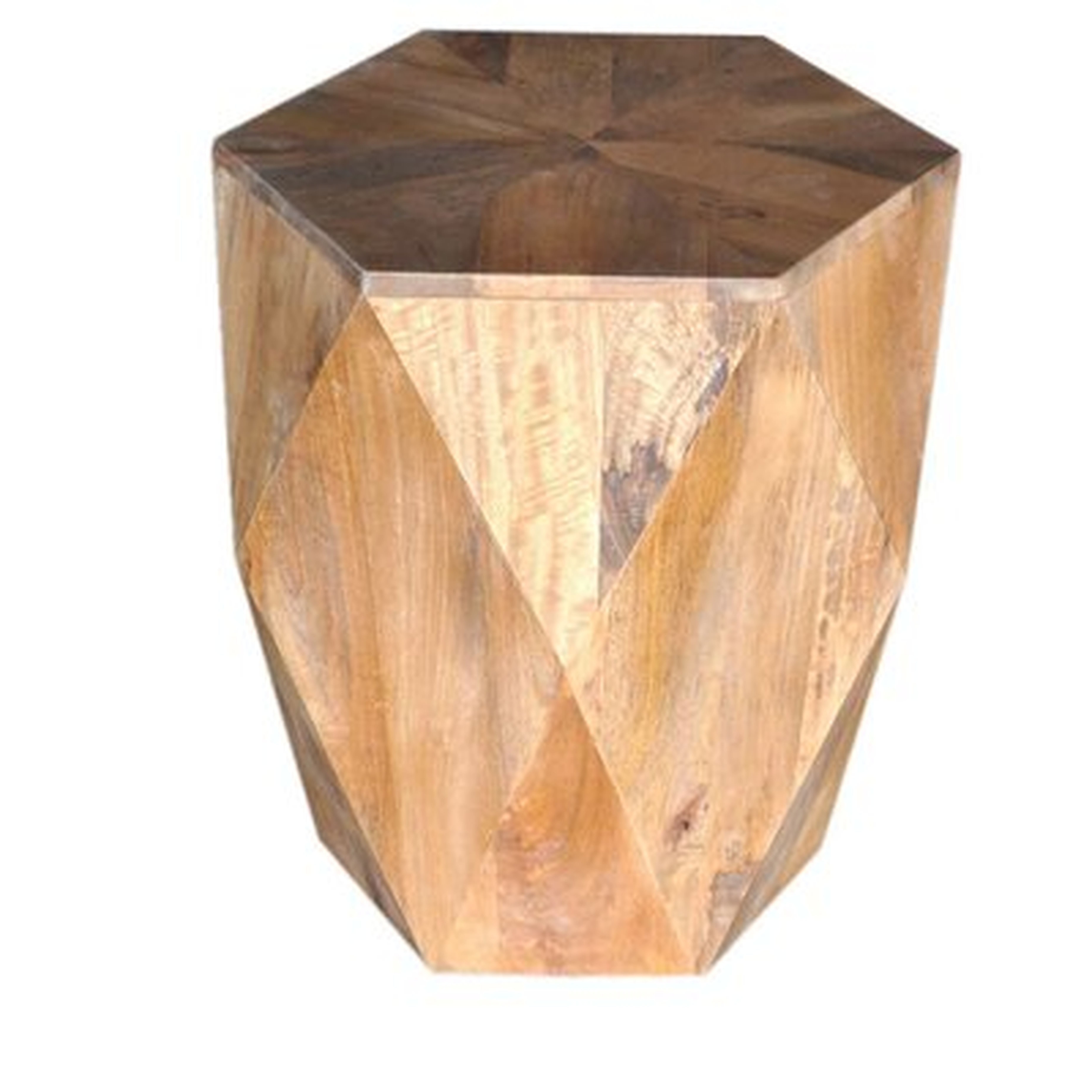 Goza Solid Wood Block End Table - Wayfair