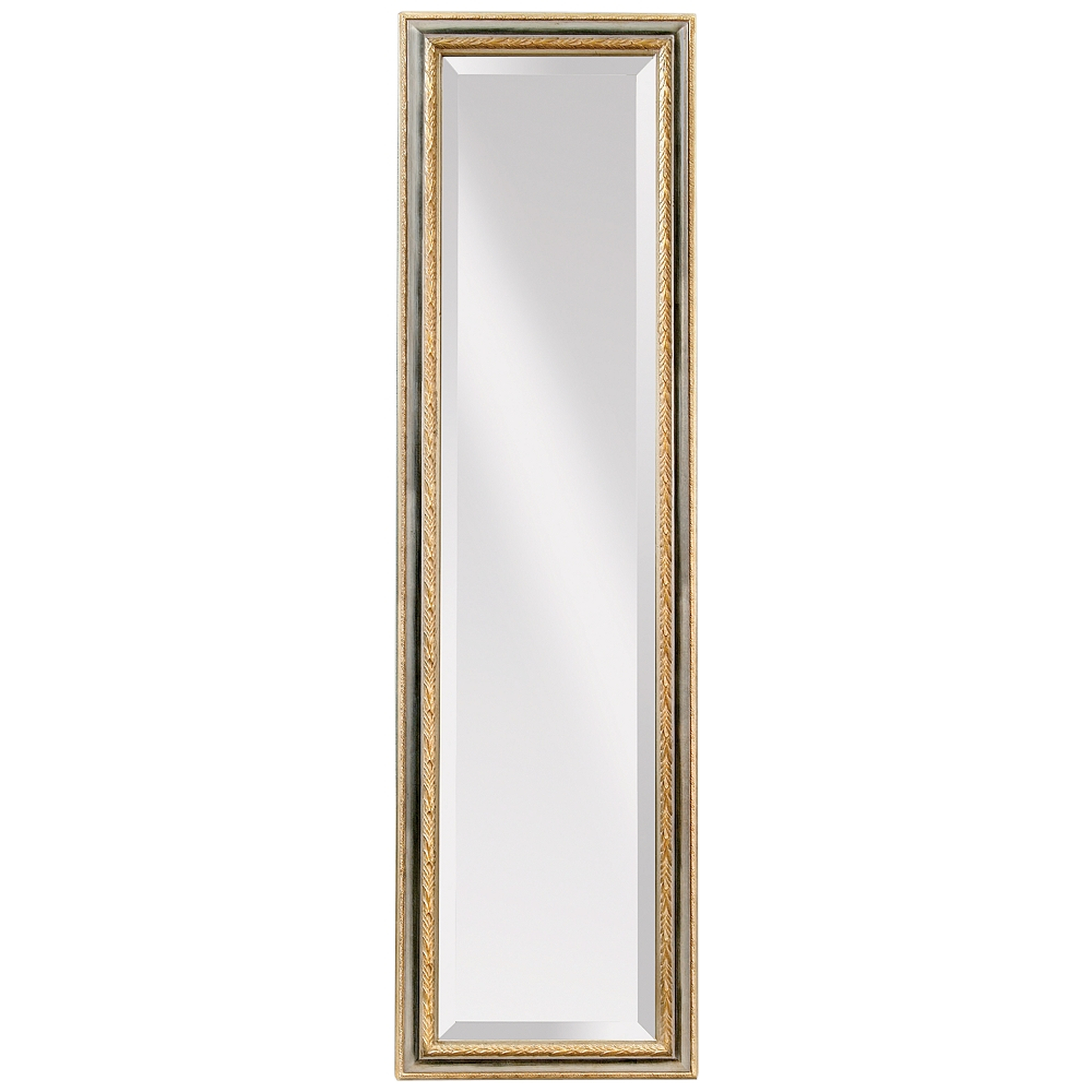 Regis Cheval Silver and Gold 18" x 64" Wall Mirror - Style # 377E0 - Lamps Plus