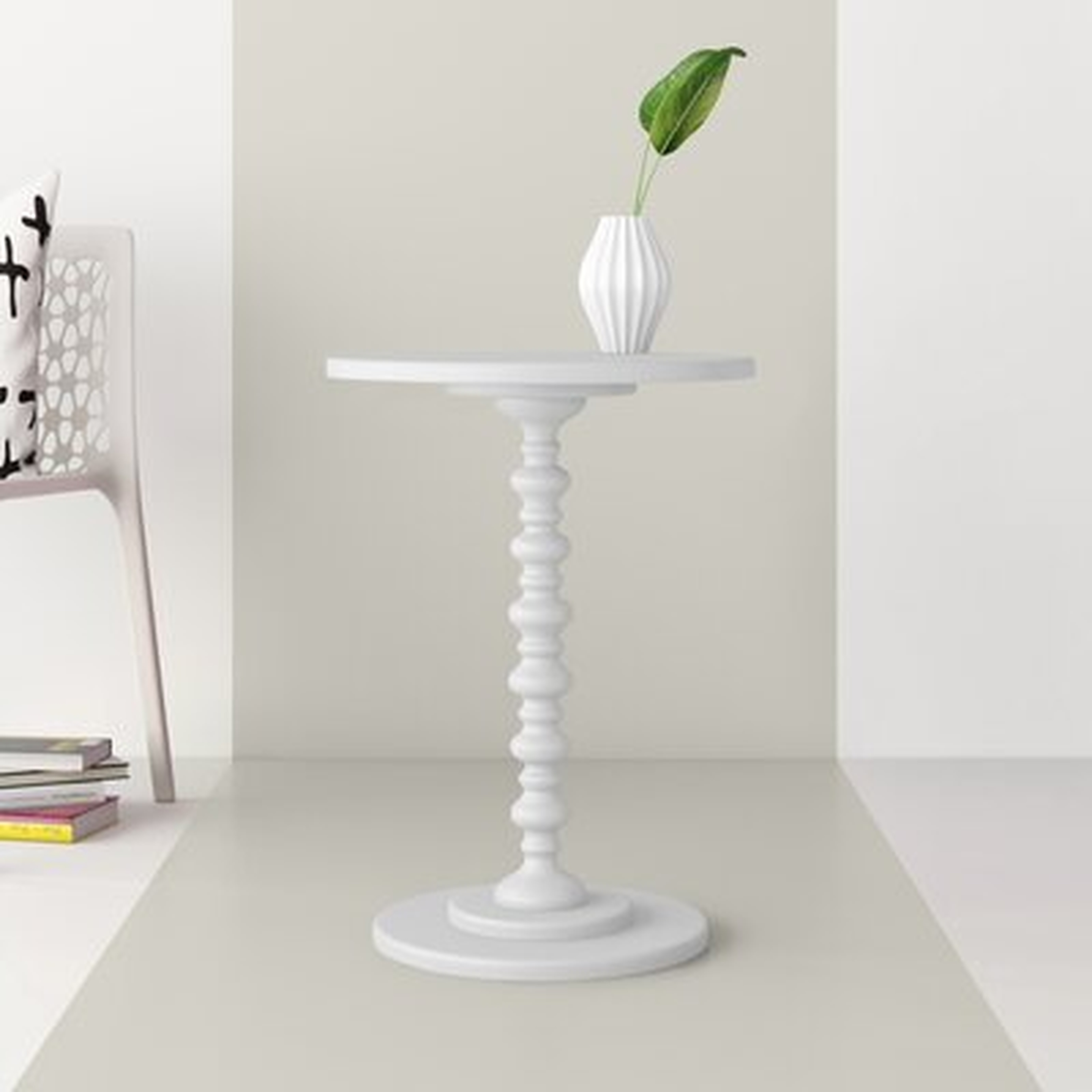 Mako Pedestal End Table - Wayfair