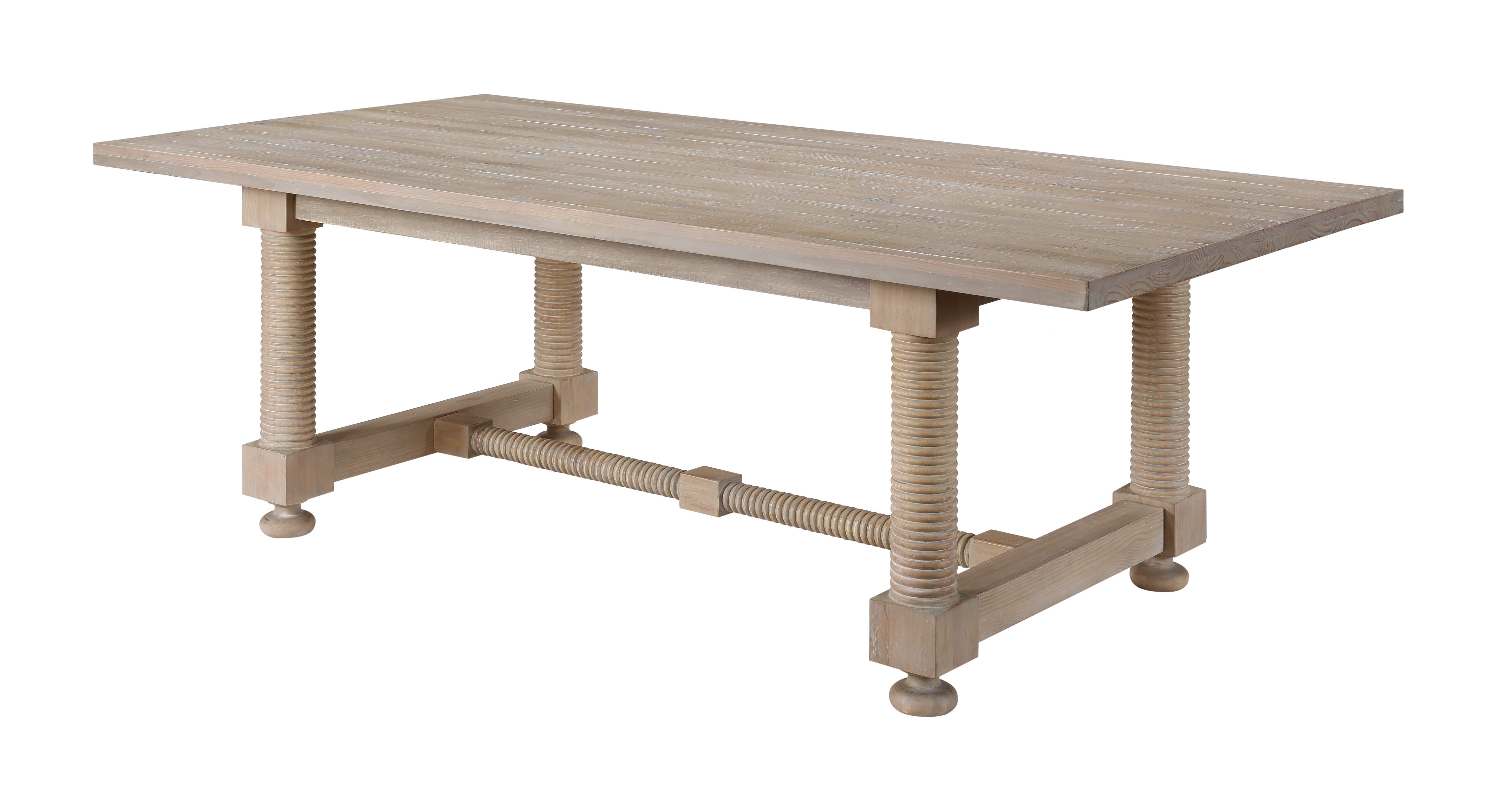 Barrister Rectangular Dining Table - 2 Cartons - Barrister Distressed - Sycamore Home