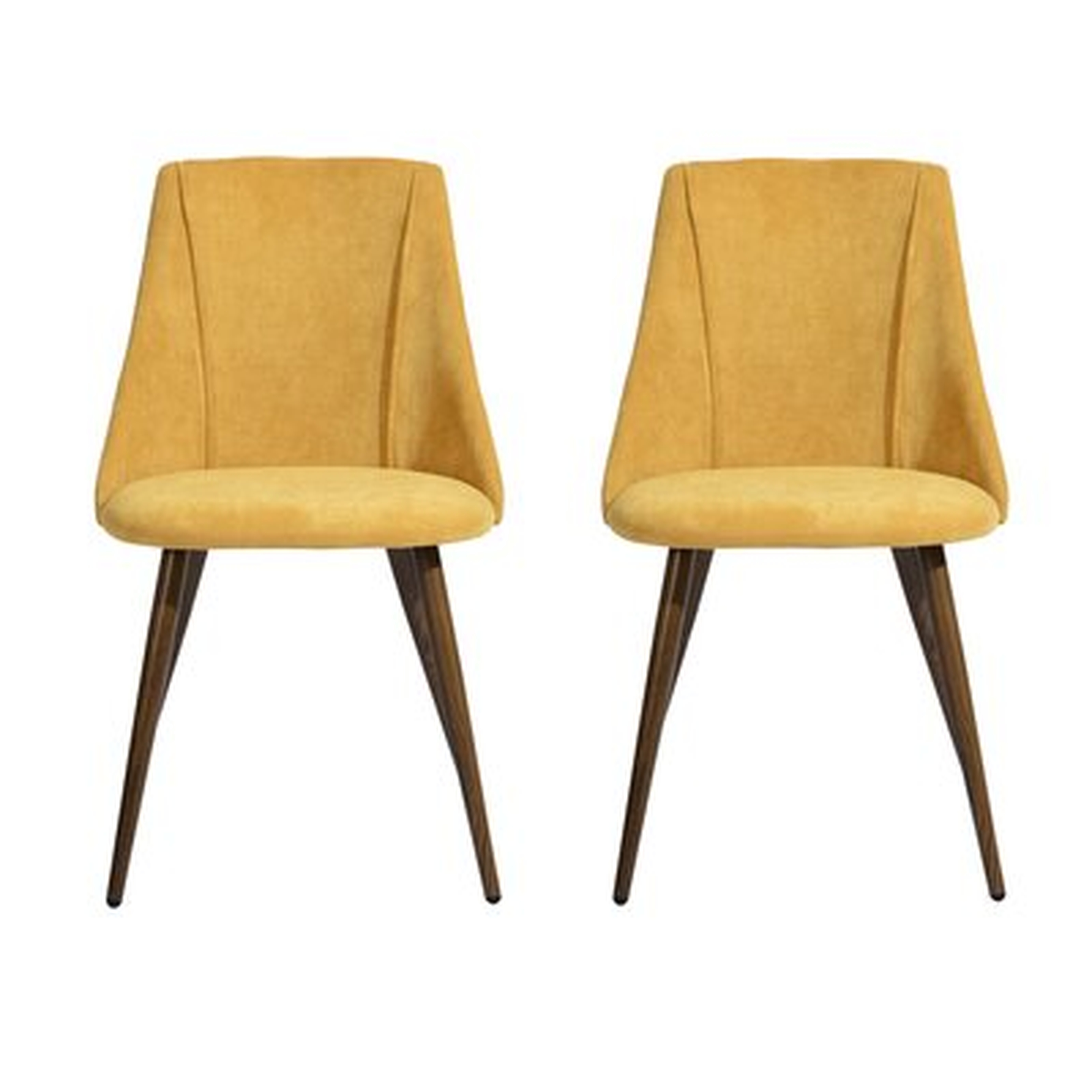 Kora Fabric Upholstered Solid Back Dining Chair - Wayfair