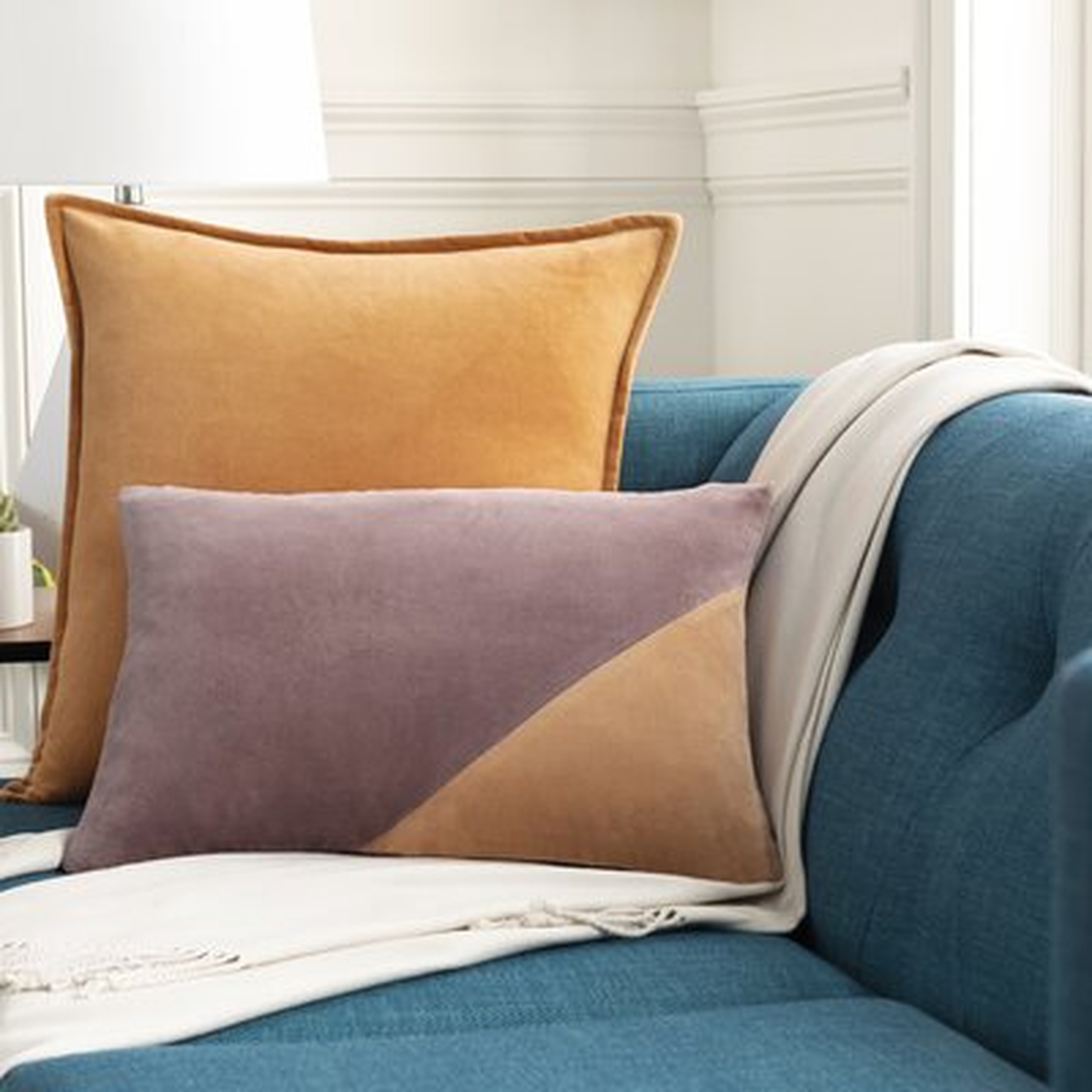 Perlita Cotton Lumbar Pillow - AllModern