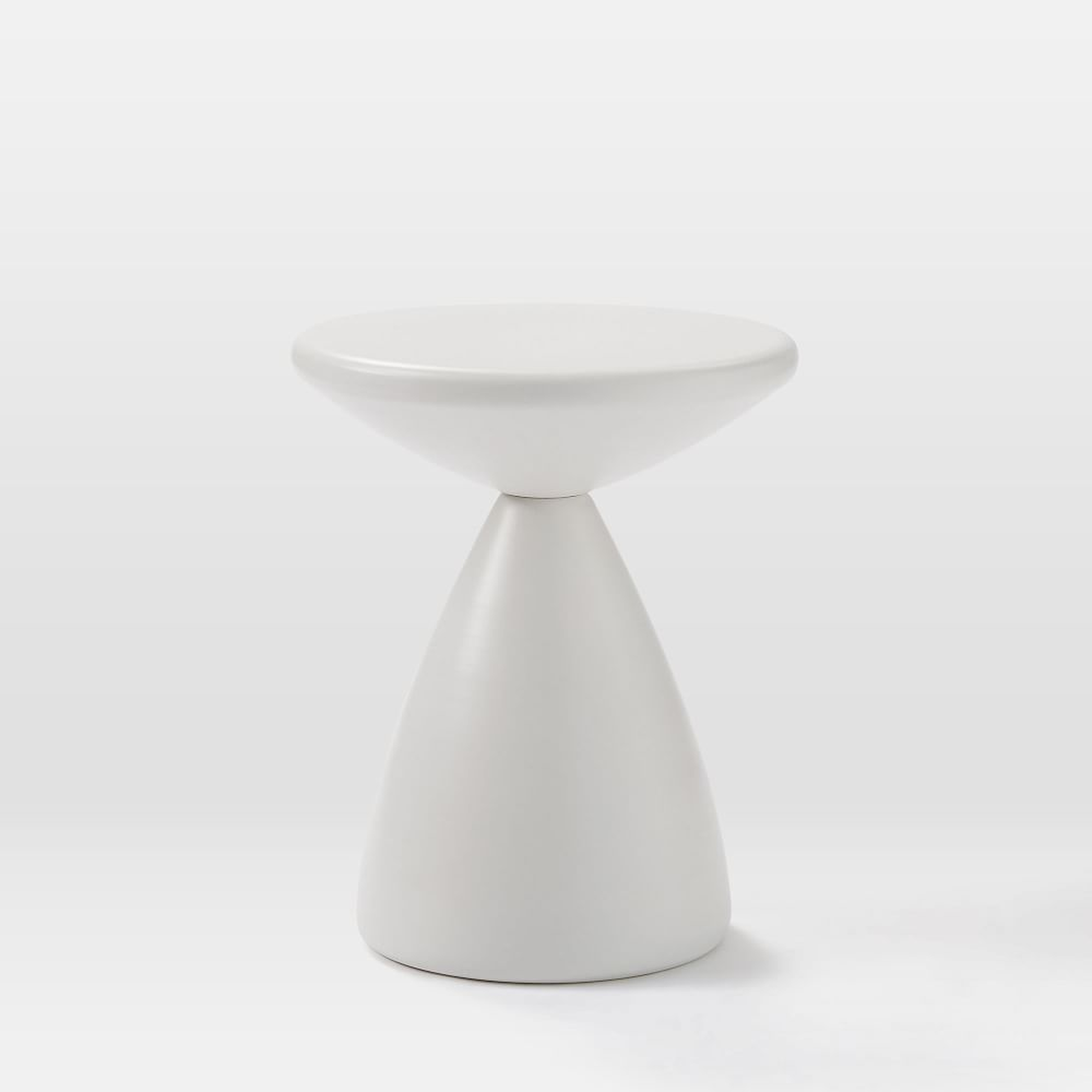 Cosmo 14.5" Side Table, White - West Elm