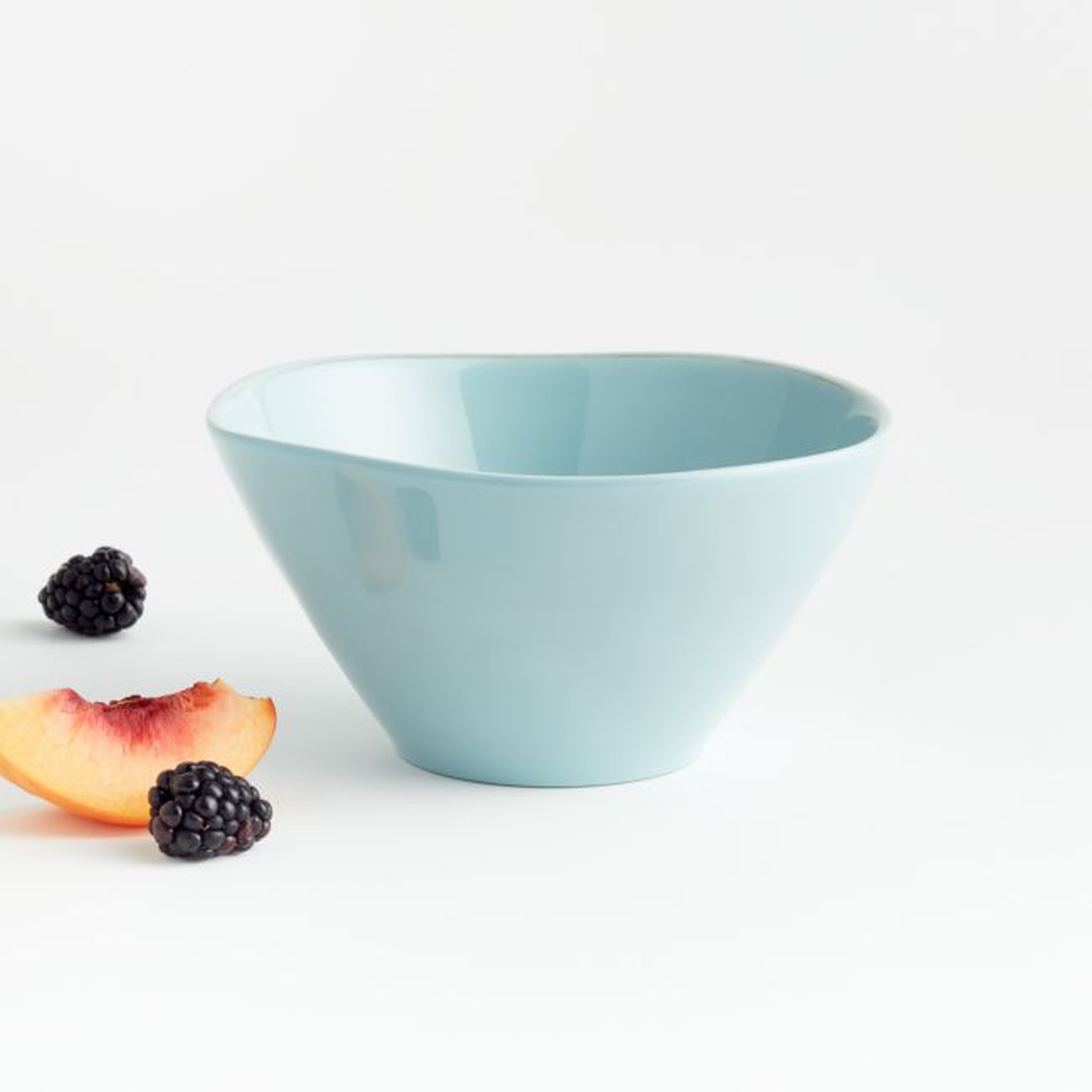 Marin Blue Outdoor Melamine Bowl - Crate and Barrel