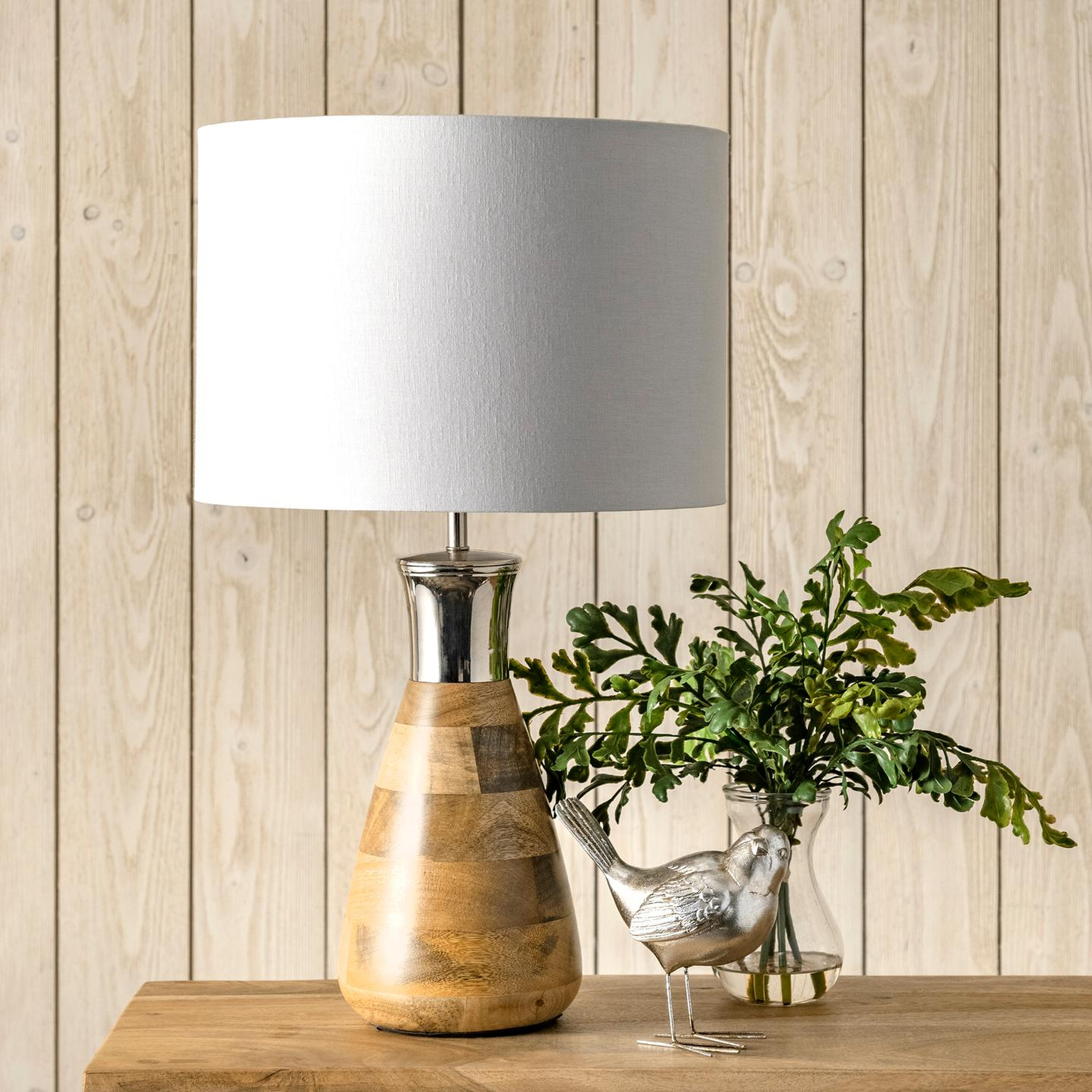 Douglas 22" Wood Table Lamp - nuloom