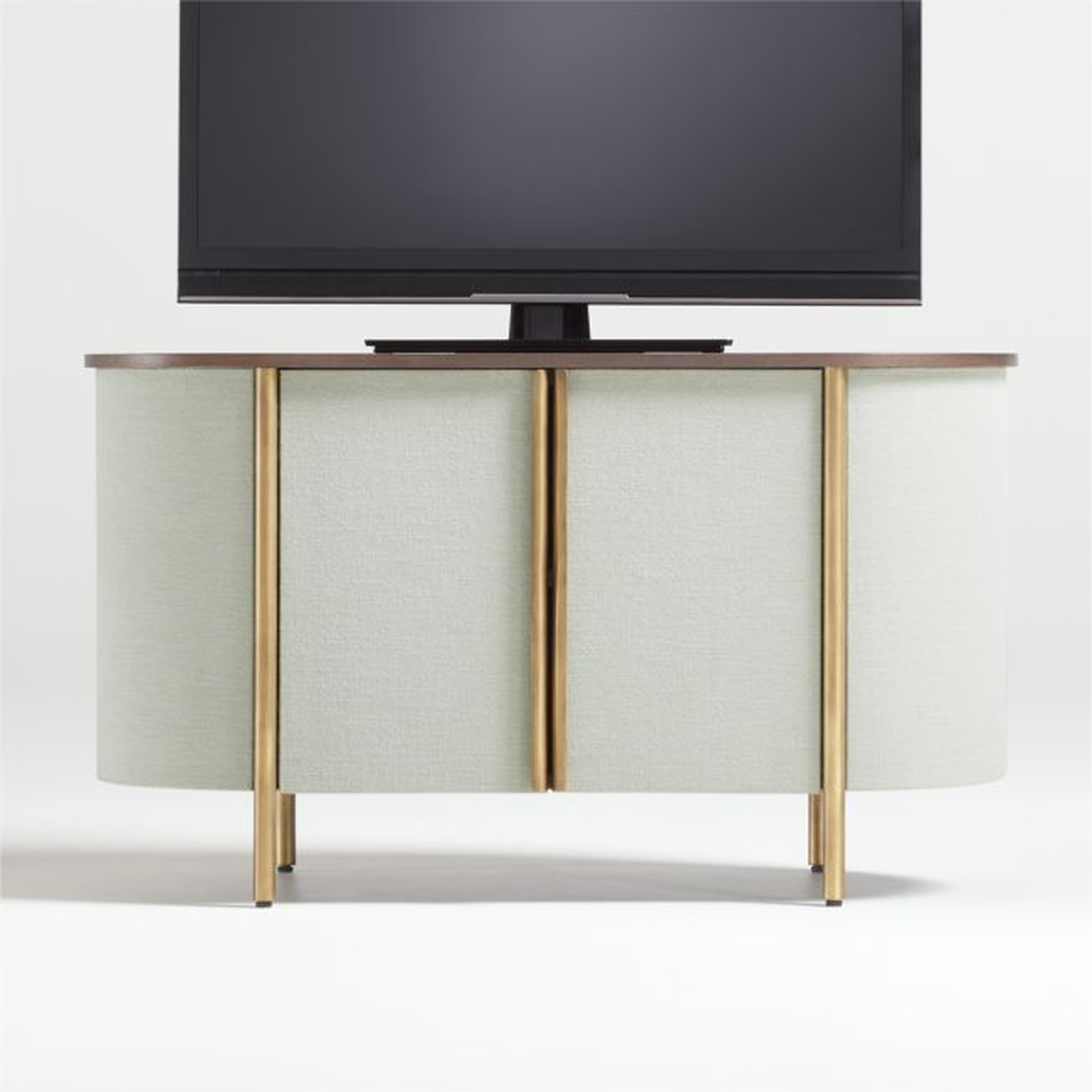 Avedore Sage Green 42" Media Console - Crate and Barrel