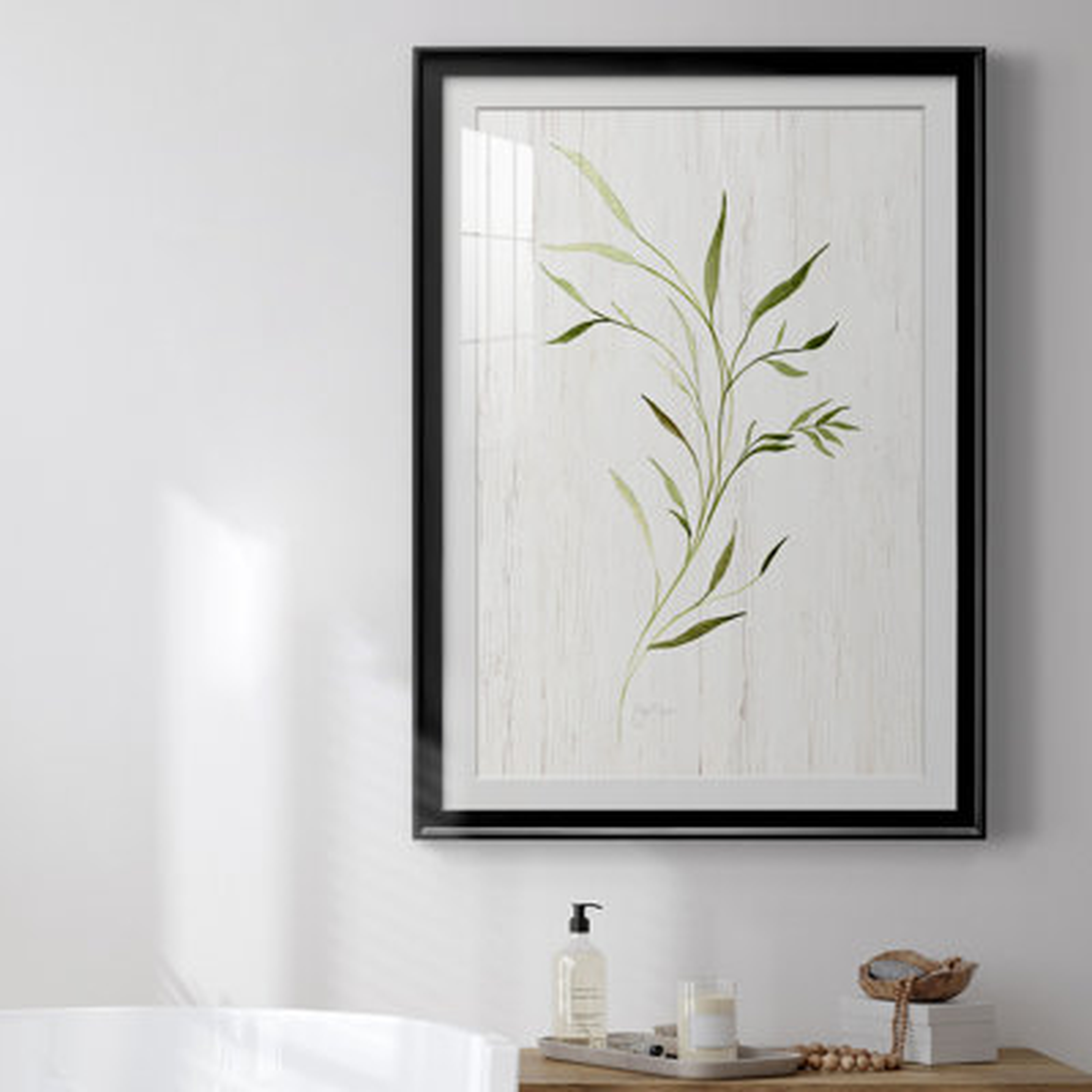 Windblown Leaves II Premium Framed Print - Ready To Hang - Wayfair