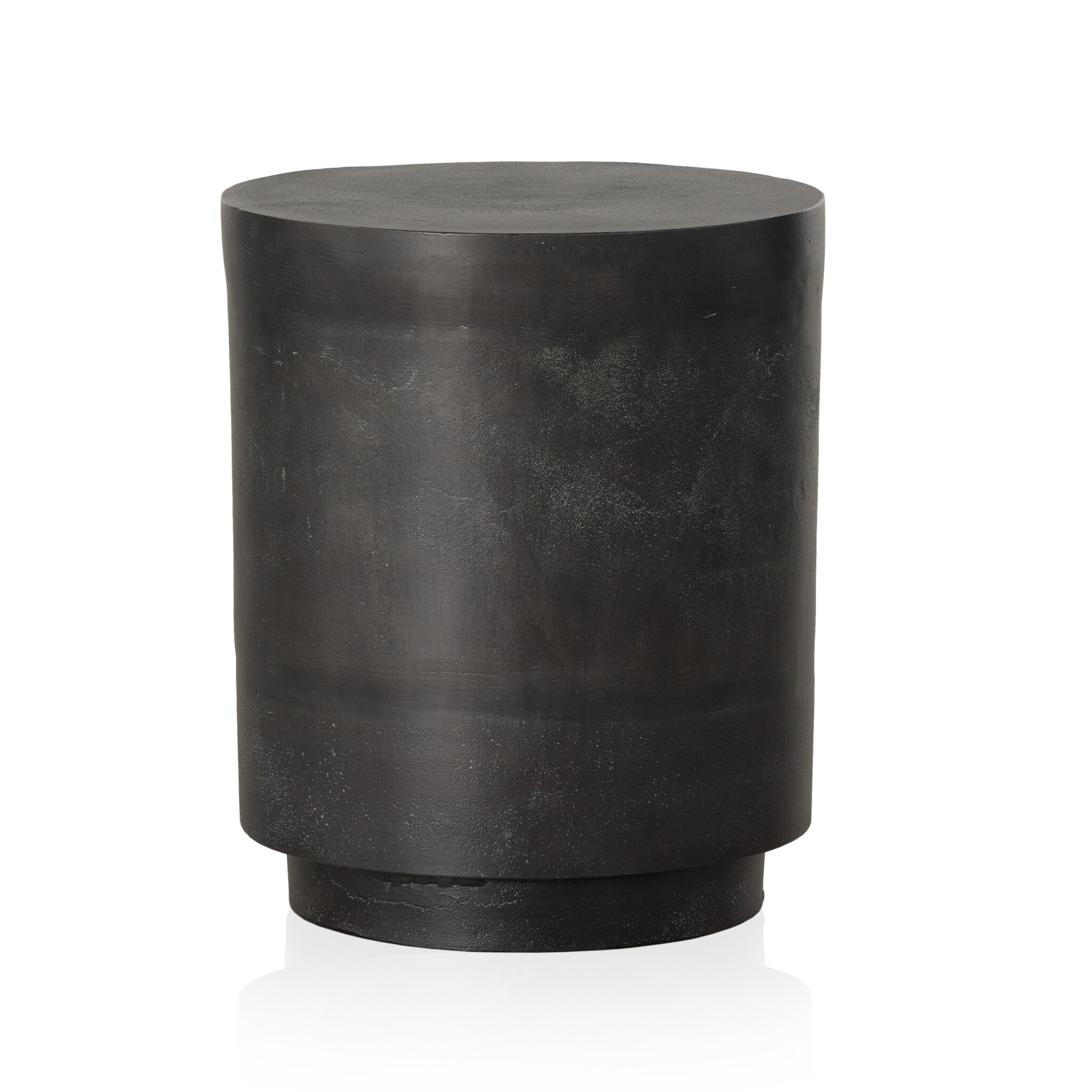 Javi Outdoor End Table - Aged Grey - Four Hands
