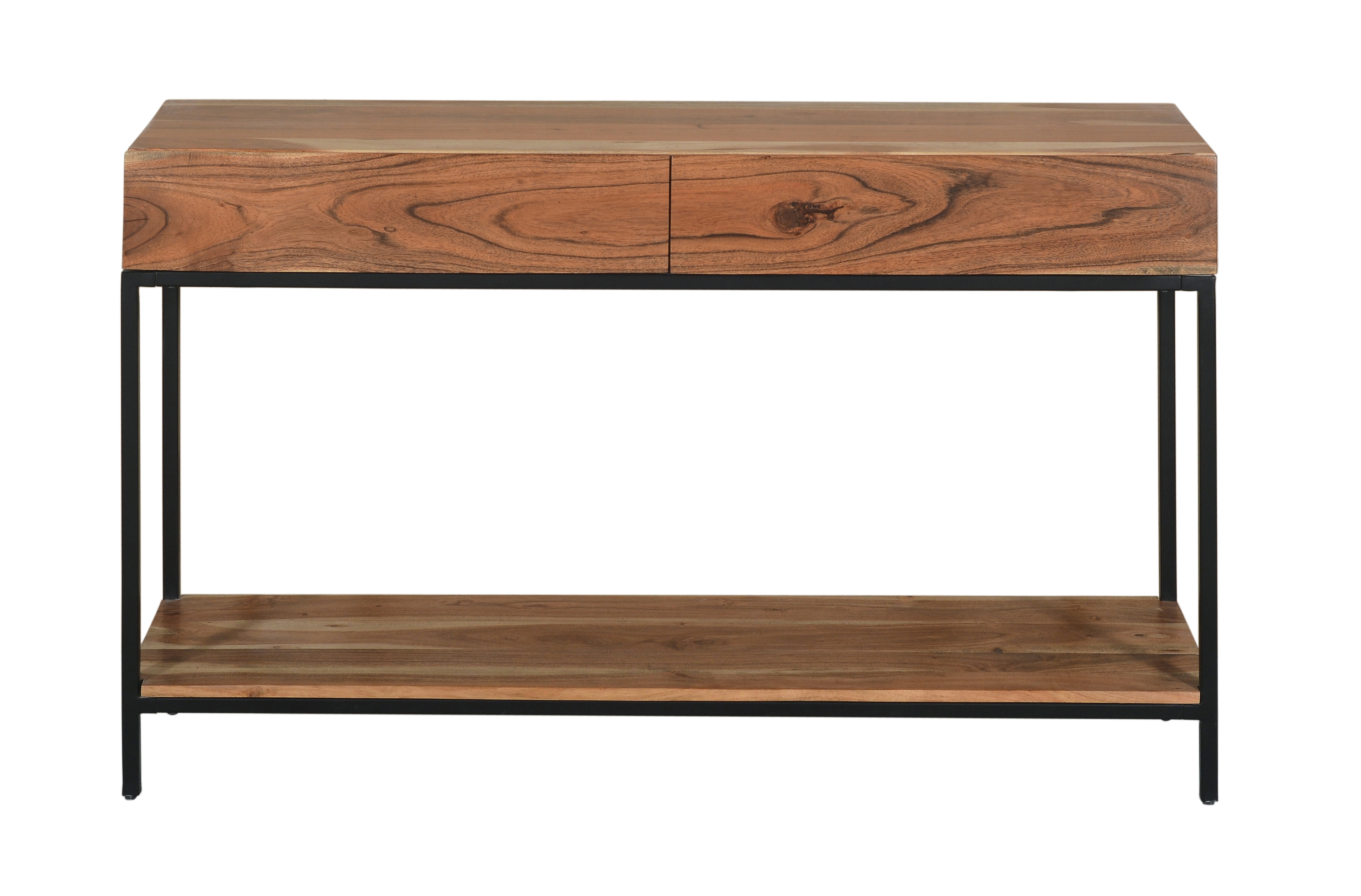 Springdale Two Drawer Console Table, Natural Finish - Sycamore Home