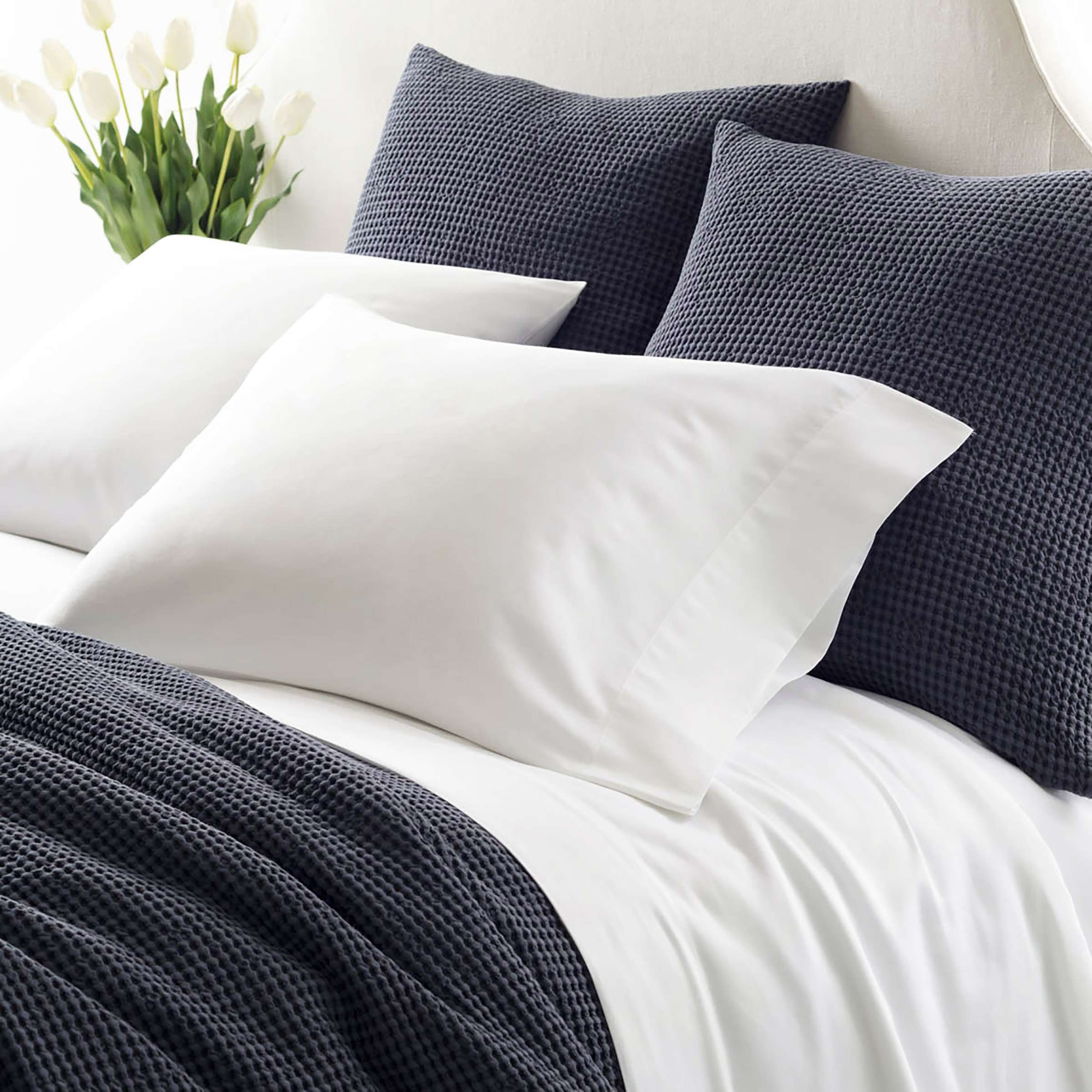 Essential Sateen White Sheet Set - Dash and Albert