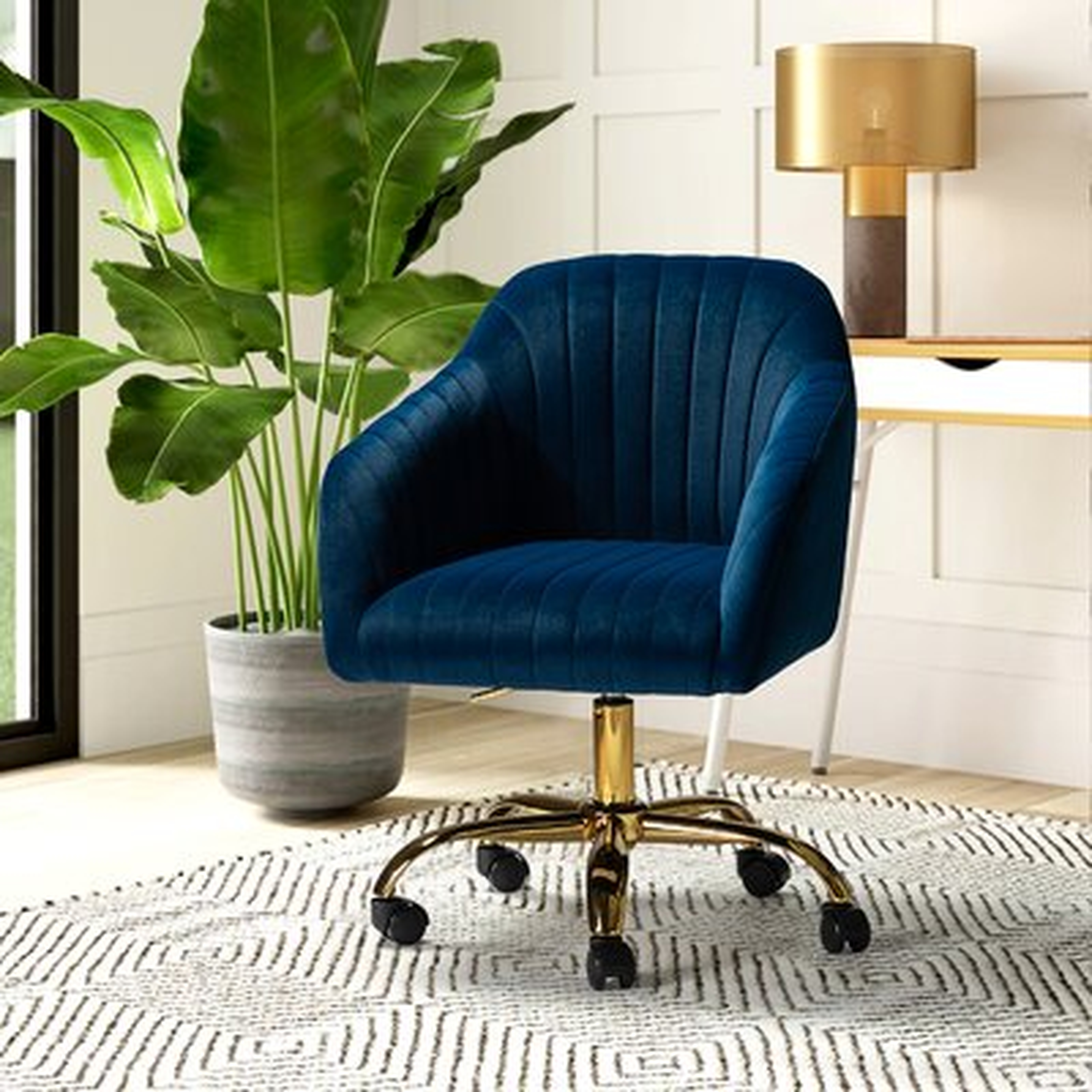 Mendell Velvet Task Chair - Wayfair