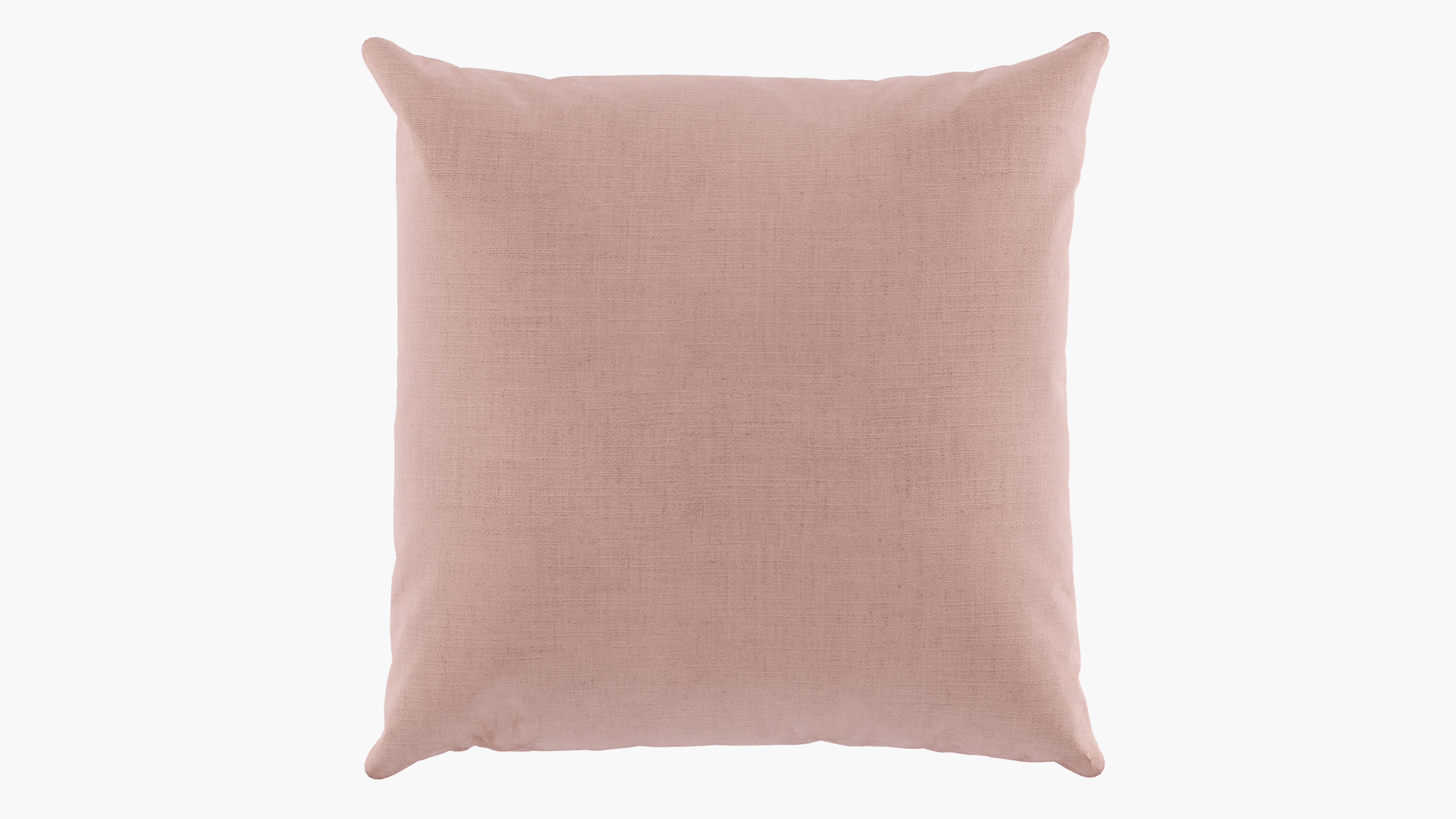 Throw Pillow 20", Blush Everyday Linen, 20" x 20" - The Inside