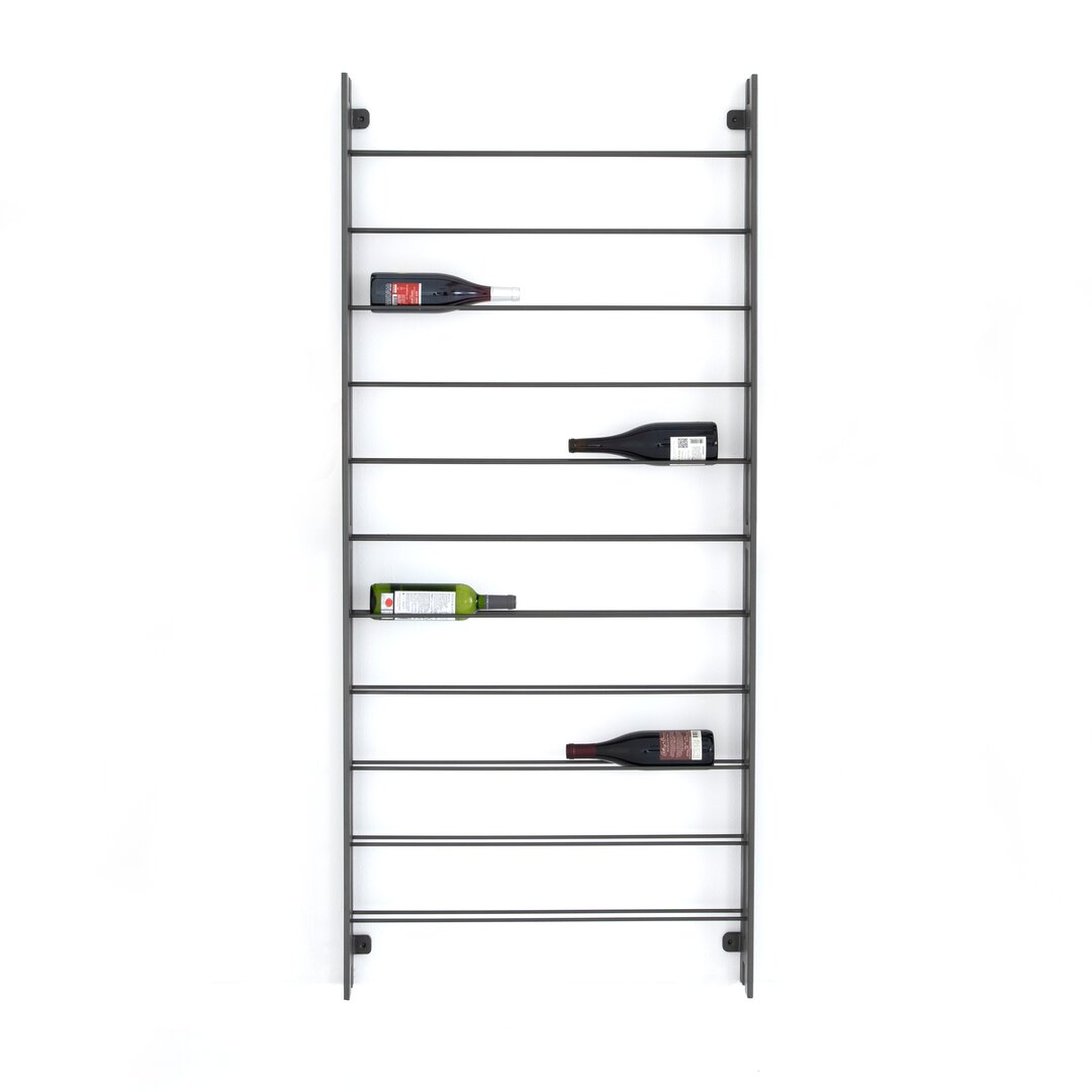 Four Hands Galloway Wine Bottle Rack in Gunmetal - Perigold