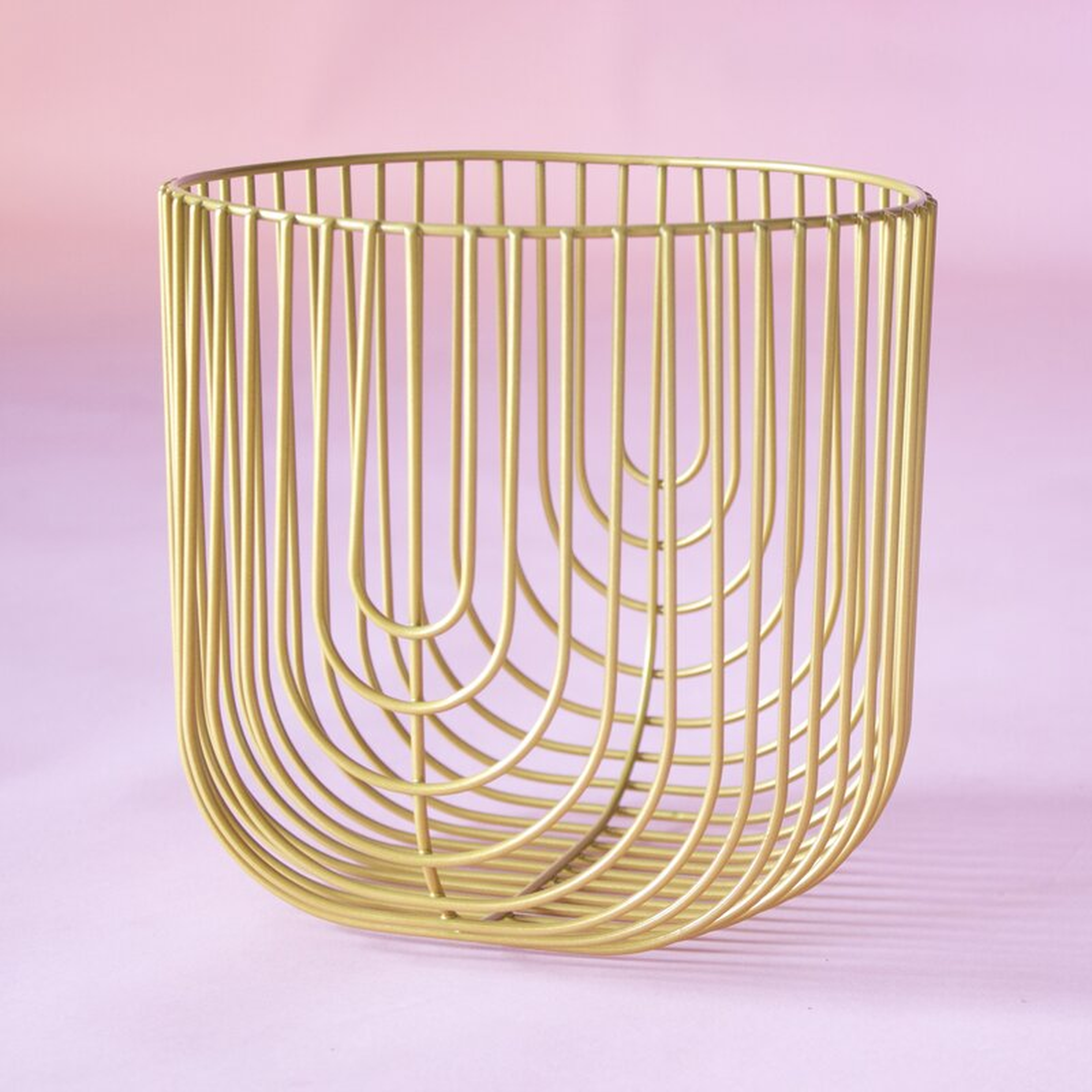 Bend Goods Mini Basket Color: Gold - Perigold