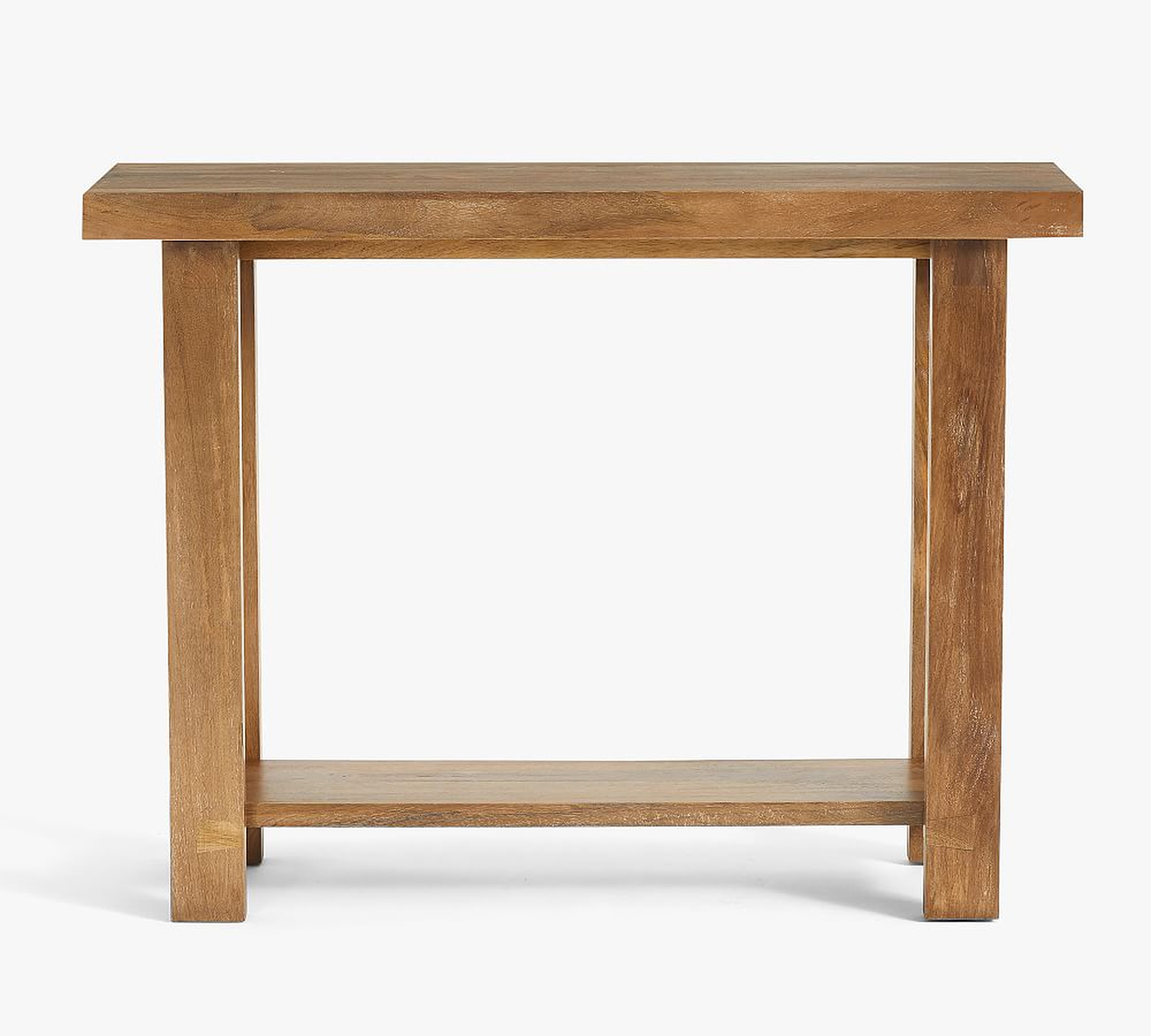 Reed Console Table, Antique Umber - Pottery Barn