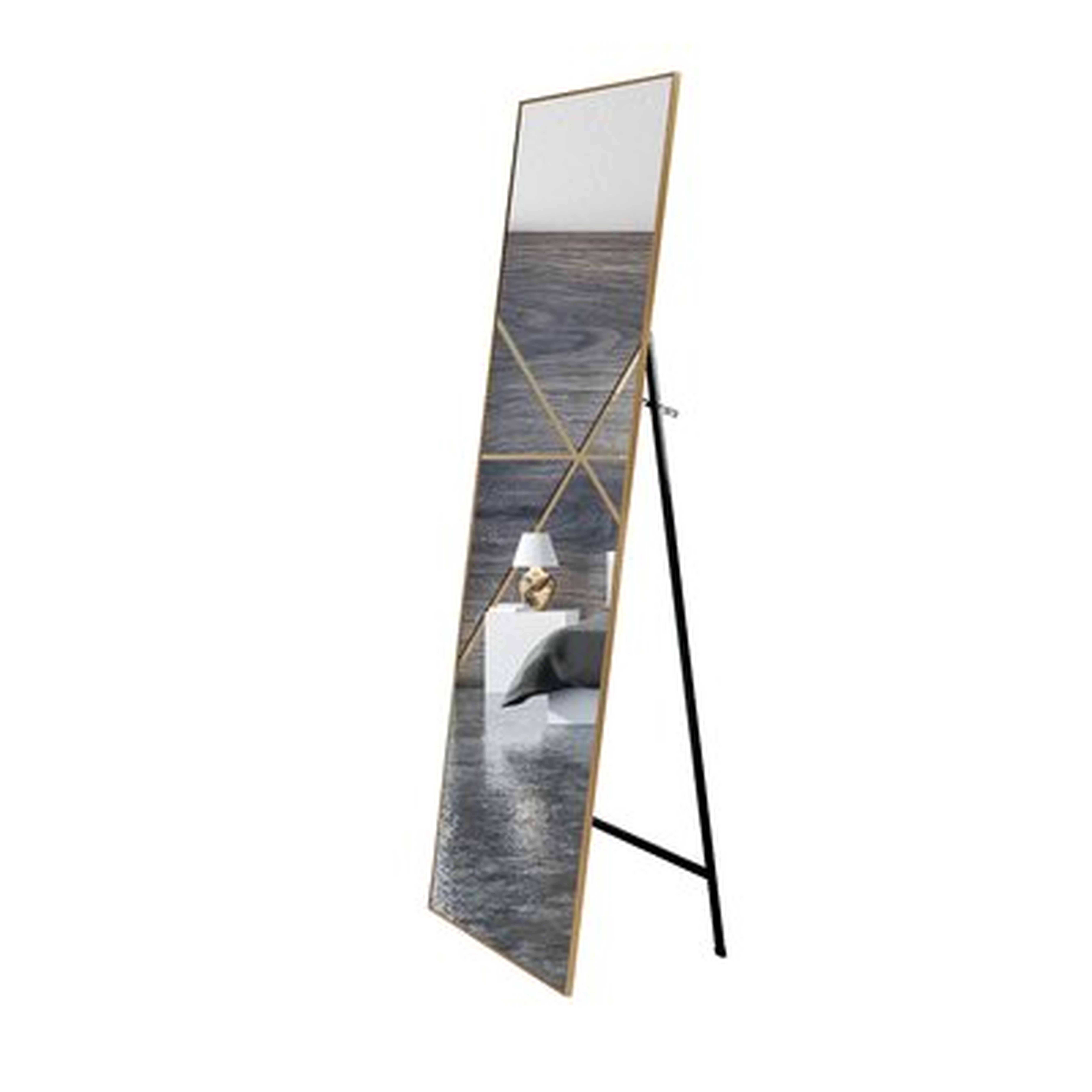 Full Length Mirror Large 65x22 Inches, Dressing Floor Standing Mirror, Wall mountable, Modern Design - Wayfair